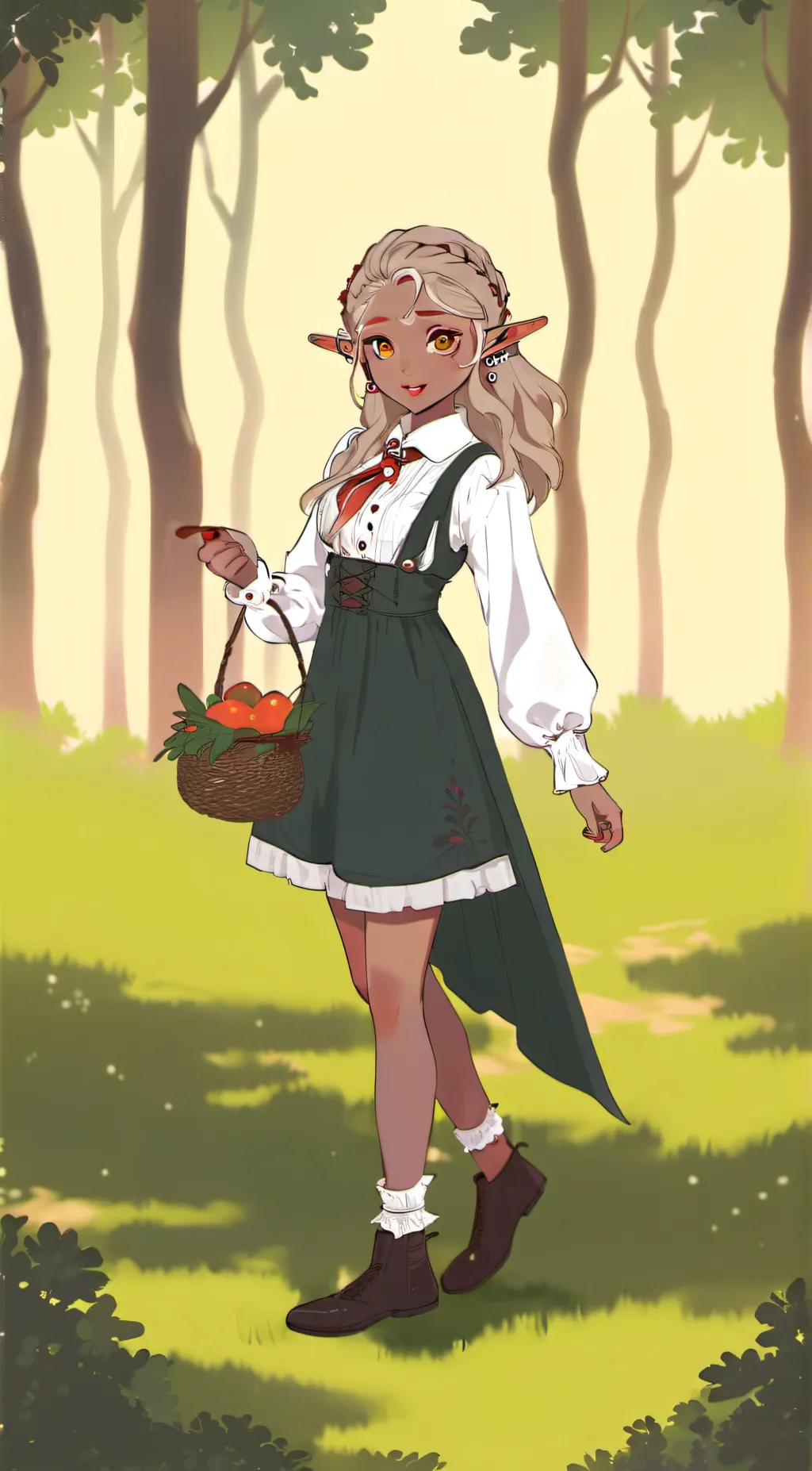 ai character: Aqua background