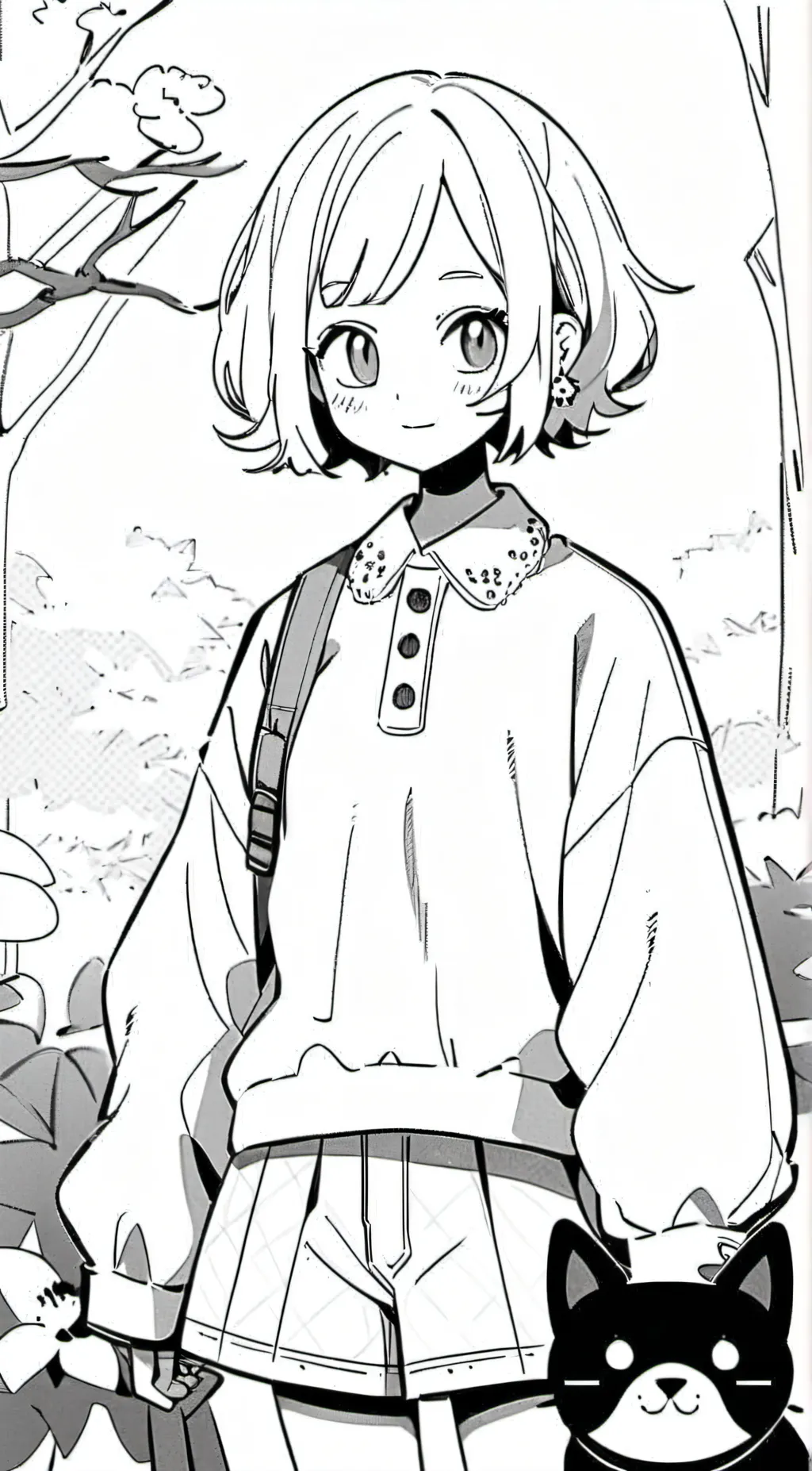 ai character: Claire FPE  background