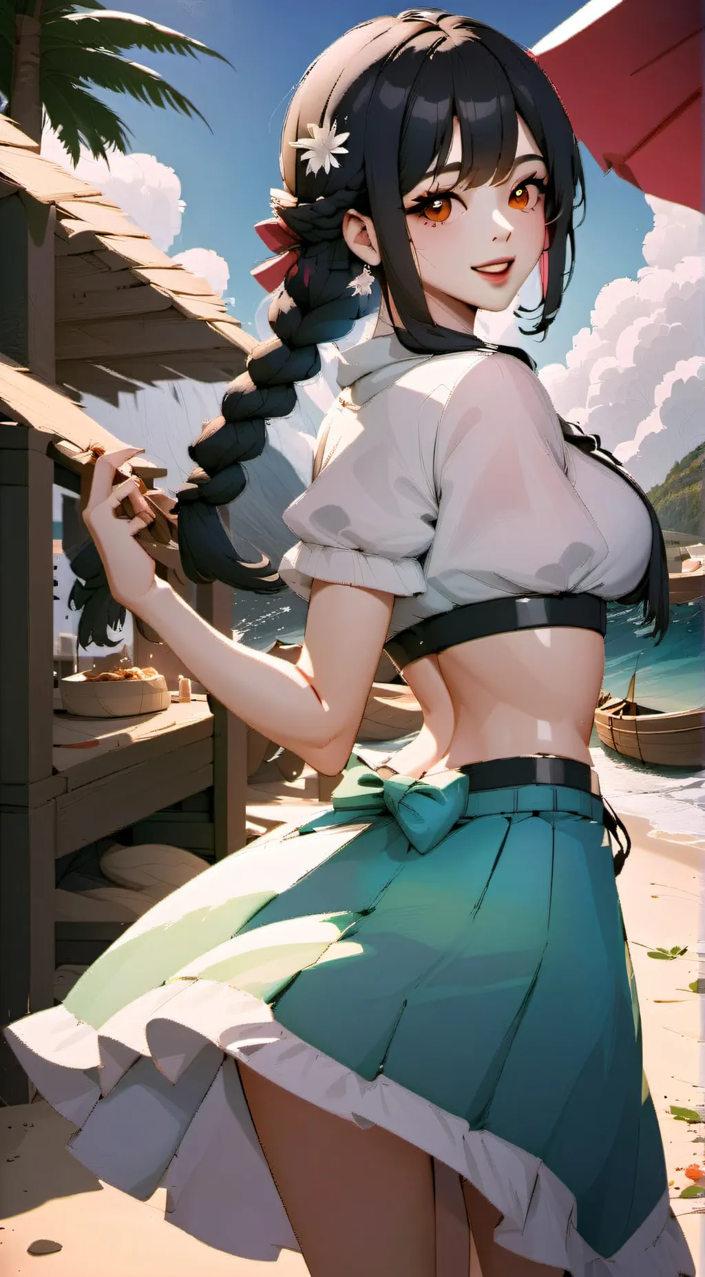 ai character: Ella background