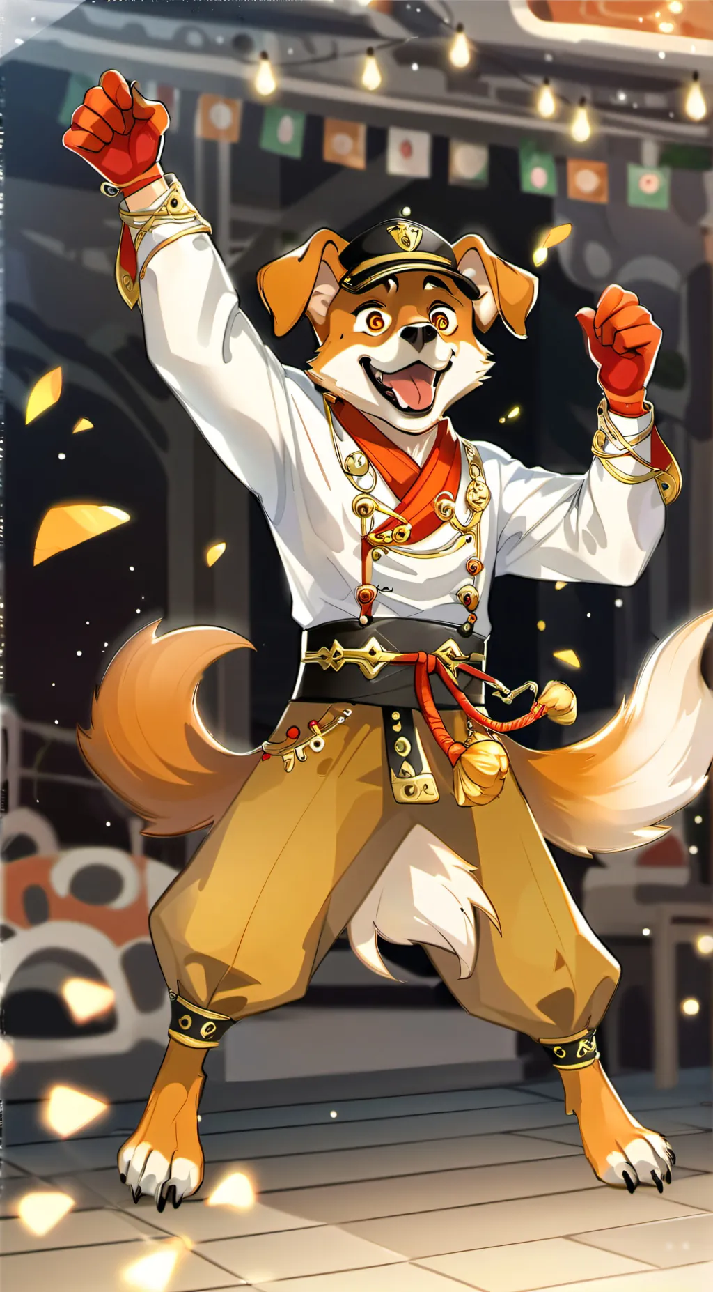 ai character: Dogday As A Worker background