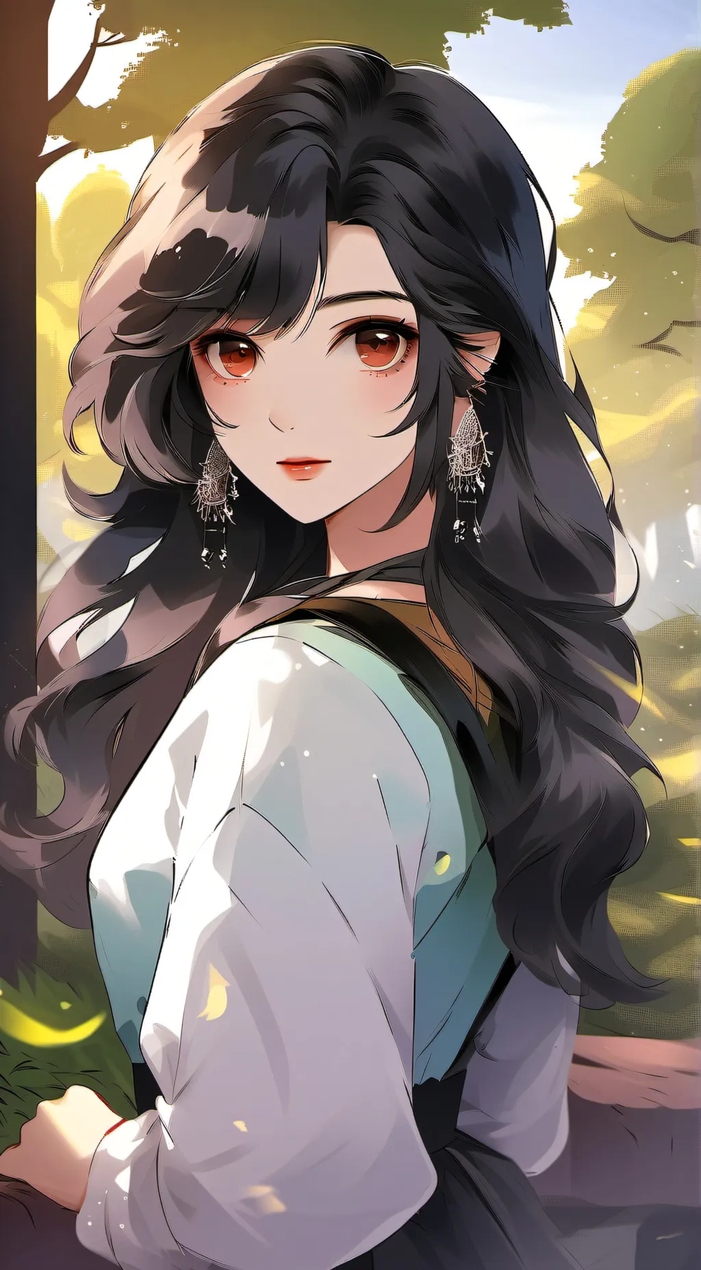 ai character: Lily  background