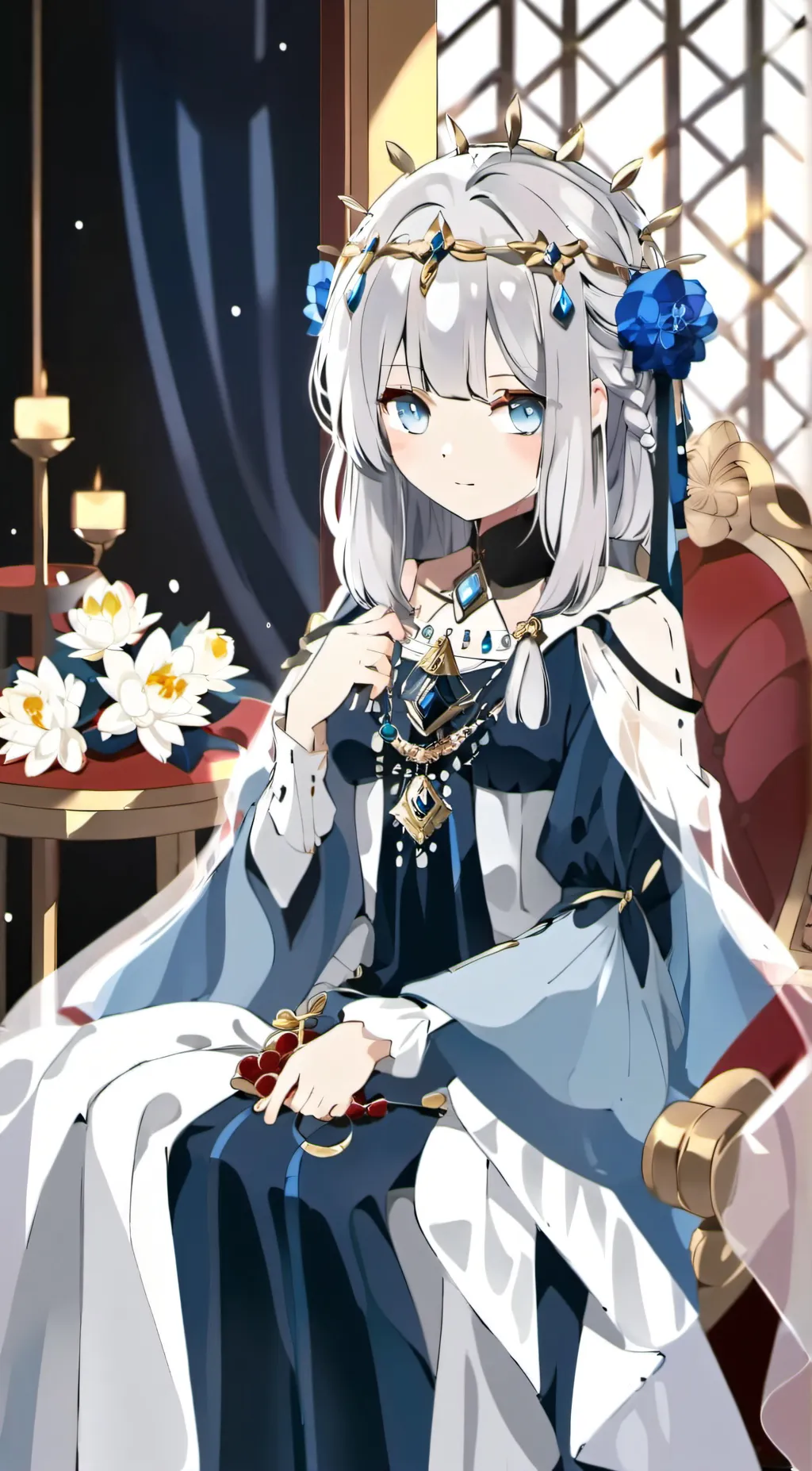 ai character: paper whit background