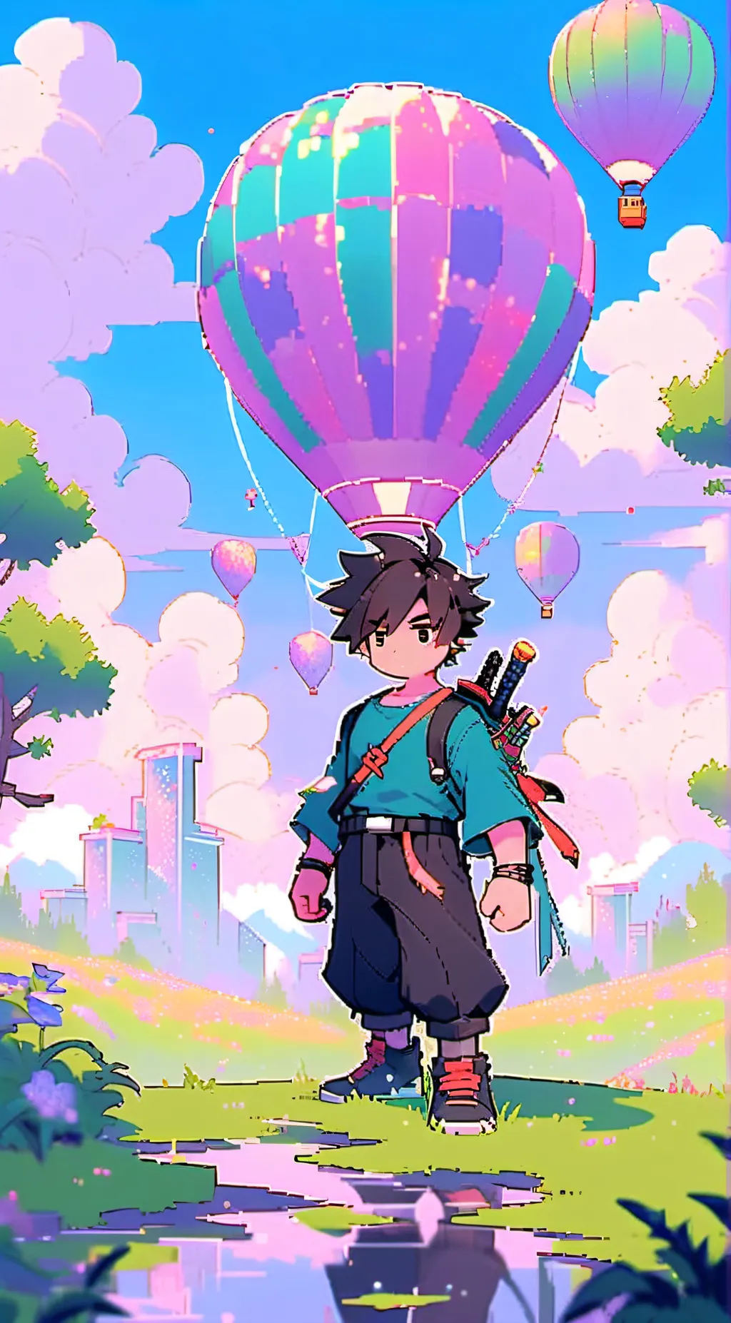 ai character: Jerry The Warrior background