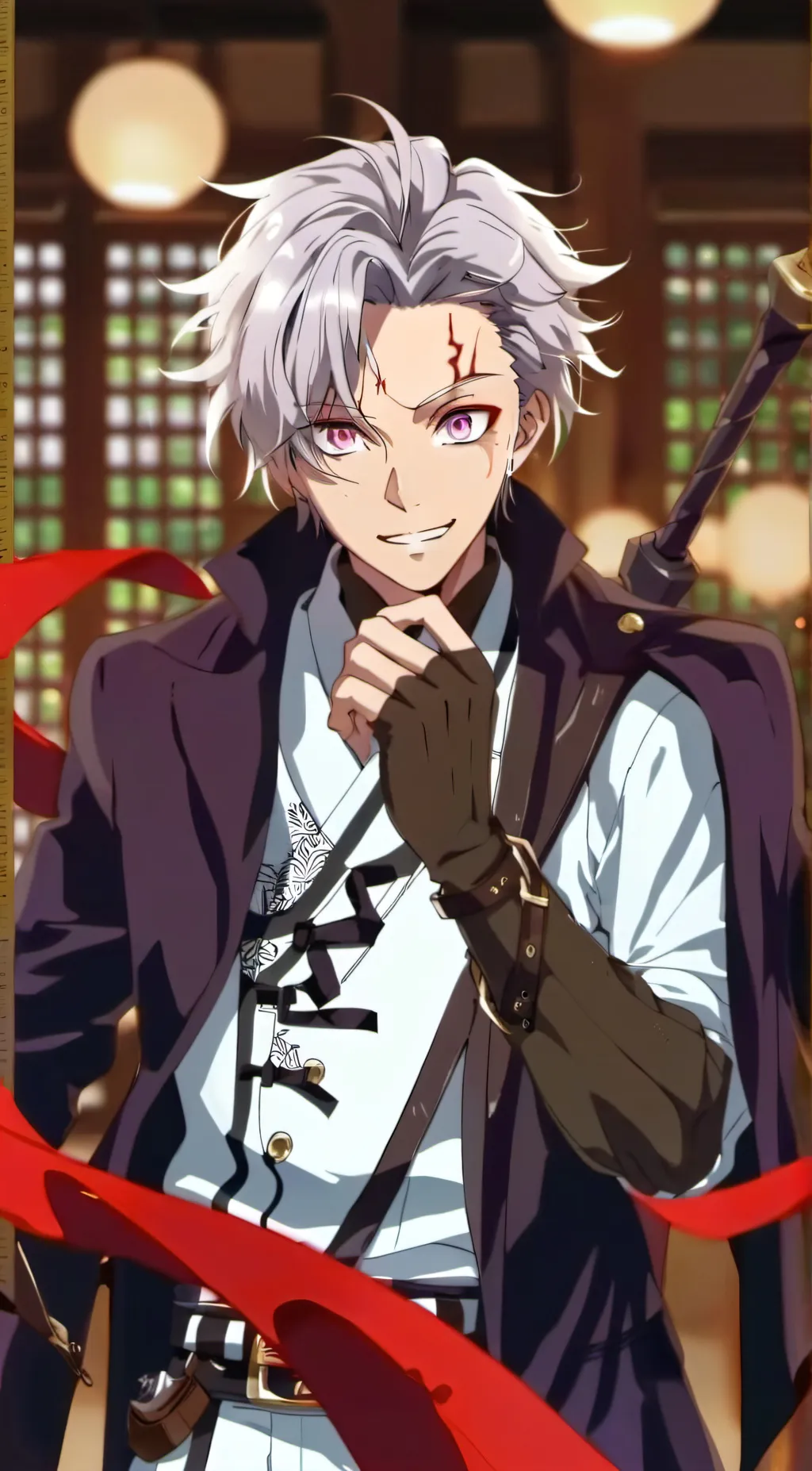 ai character: Sanemi Shinazagawa background