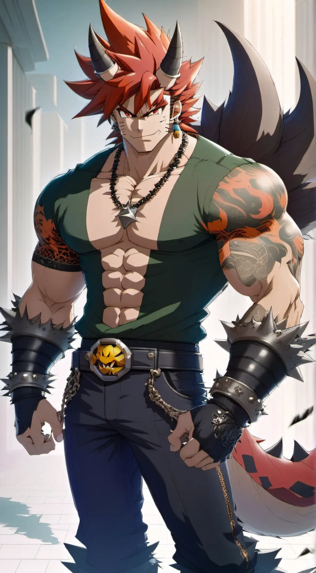 ai character: Bowser background