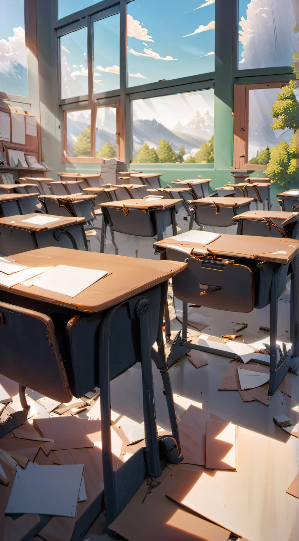 ai character: MHA class but B2?! background