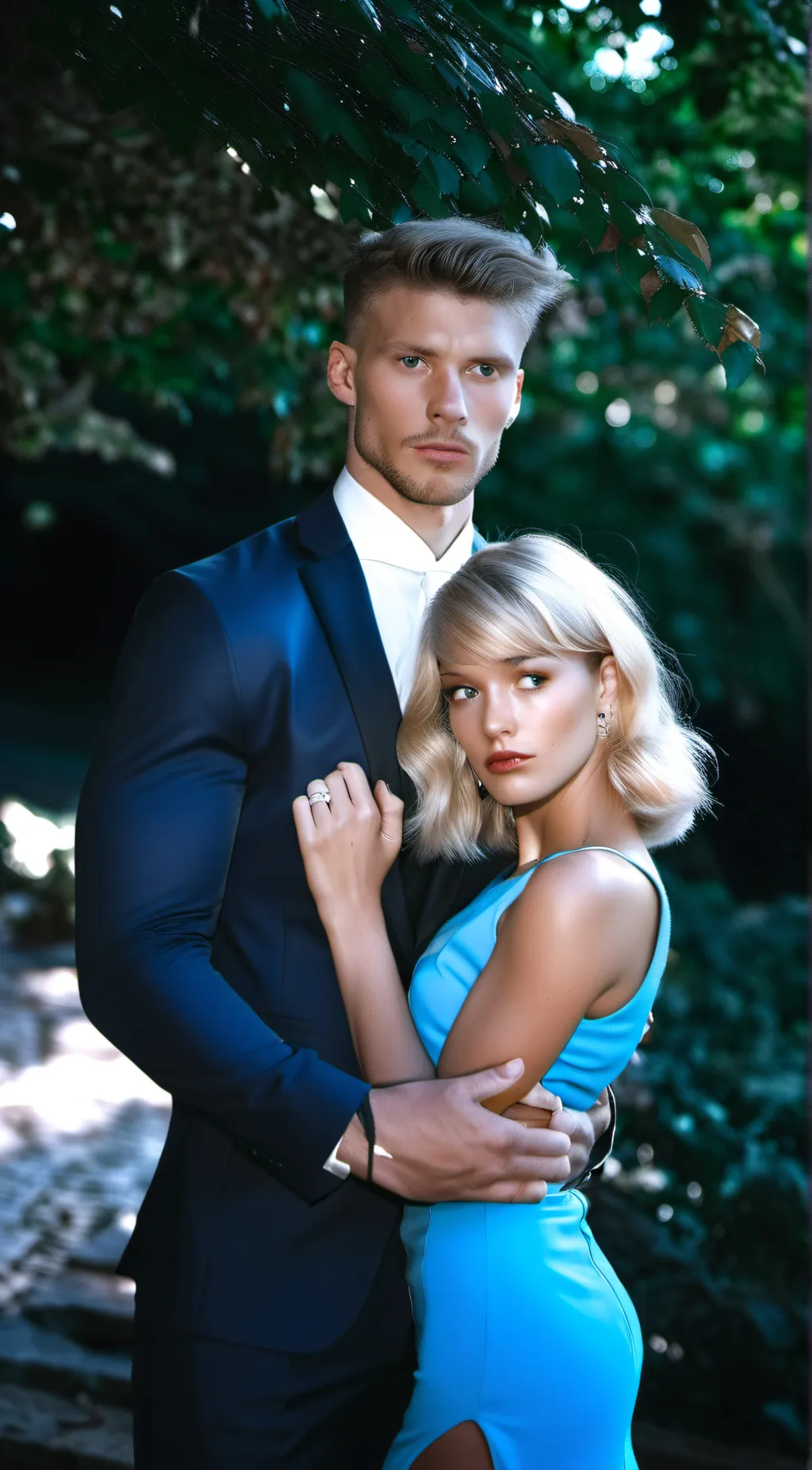 ai character: My man  background