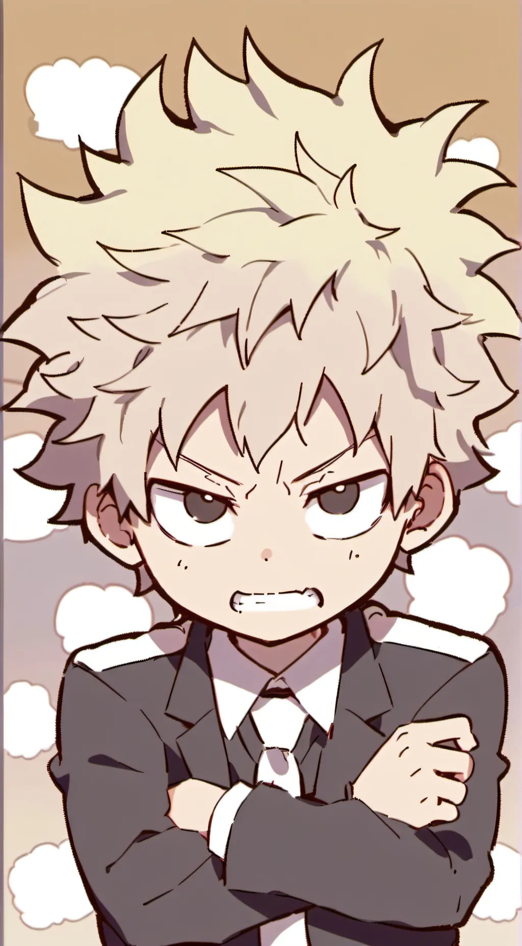 ai character: bakugo background