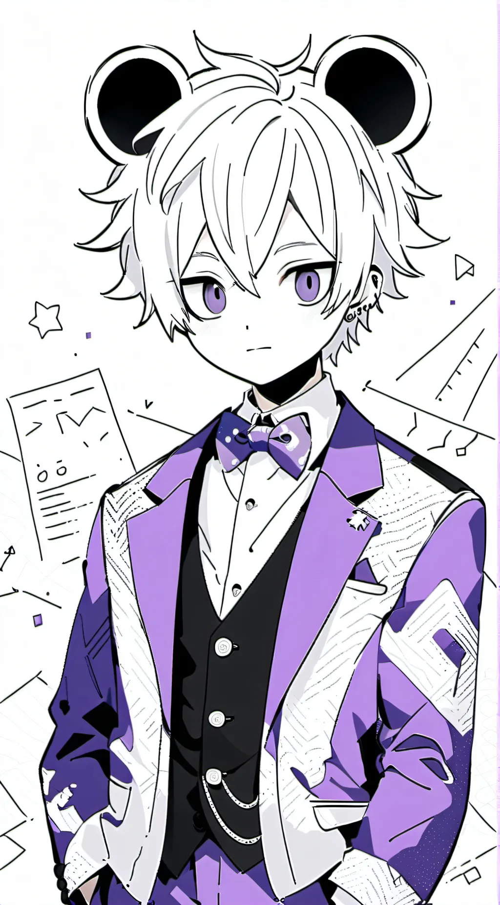 ai character: funtime Freddy  background