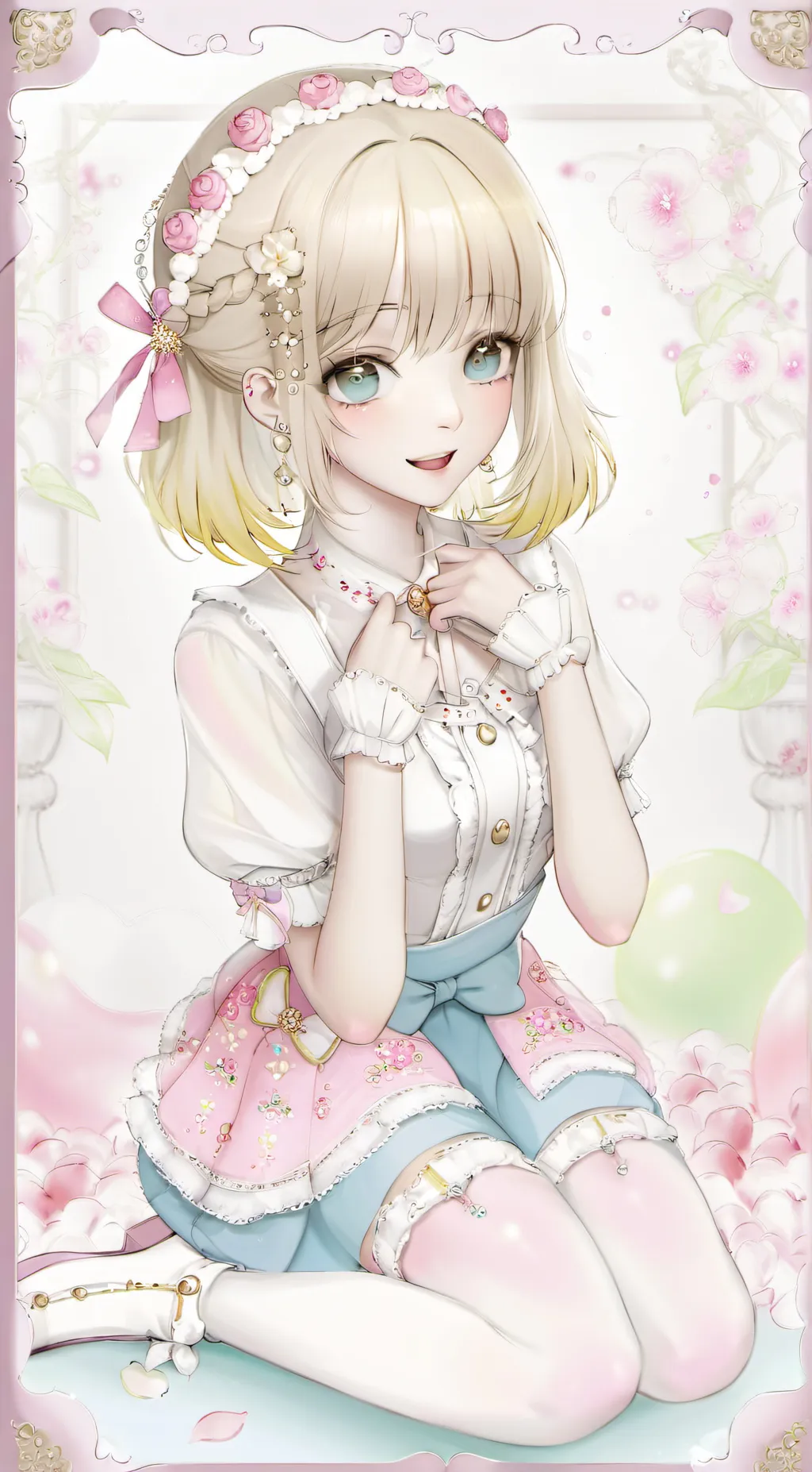 ai character: Kawaii melody  background