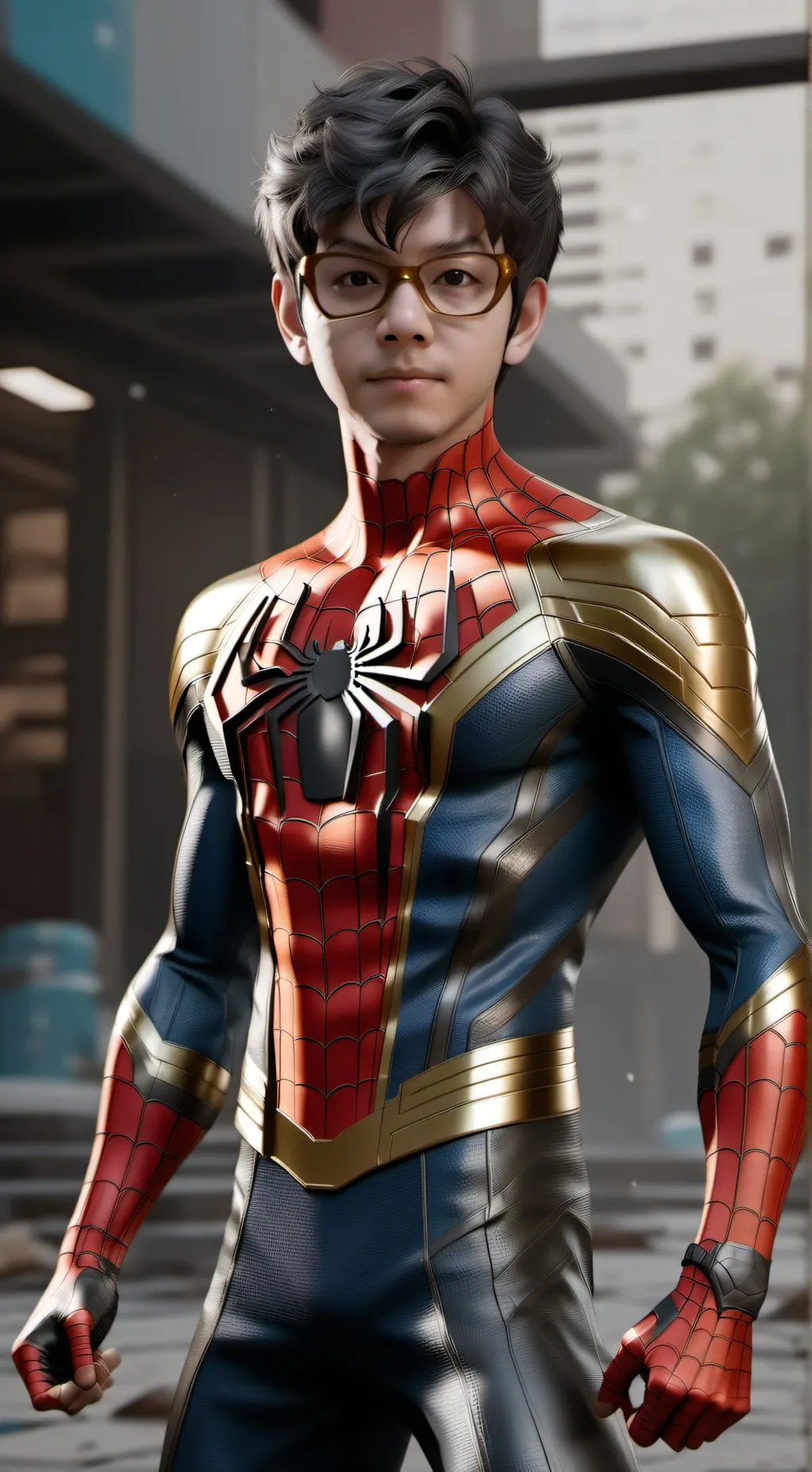 ai character: Fireghost background