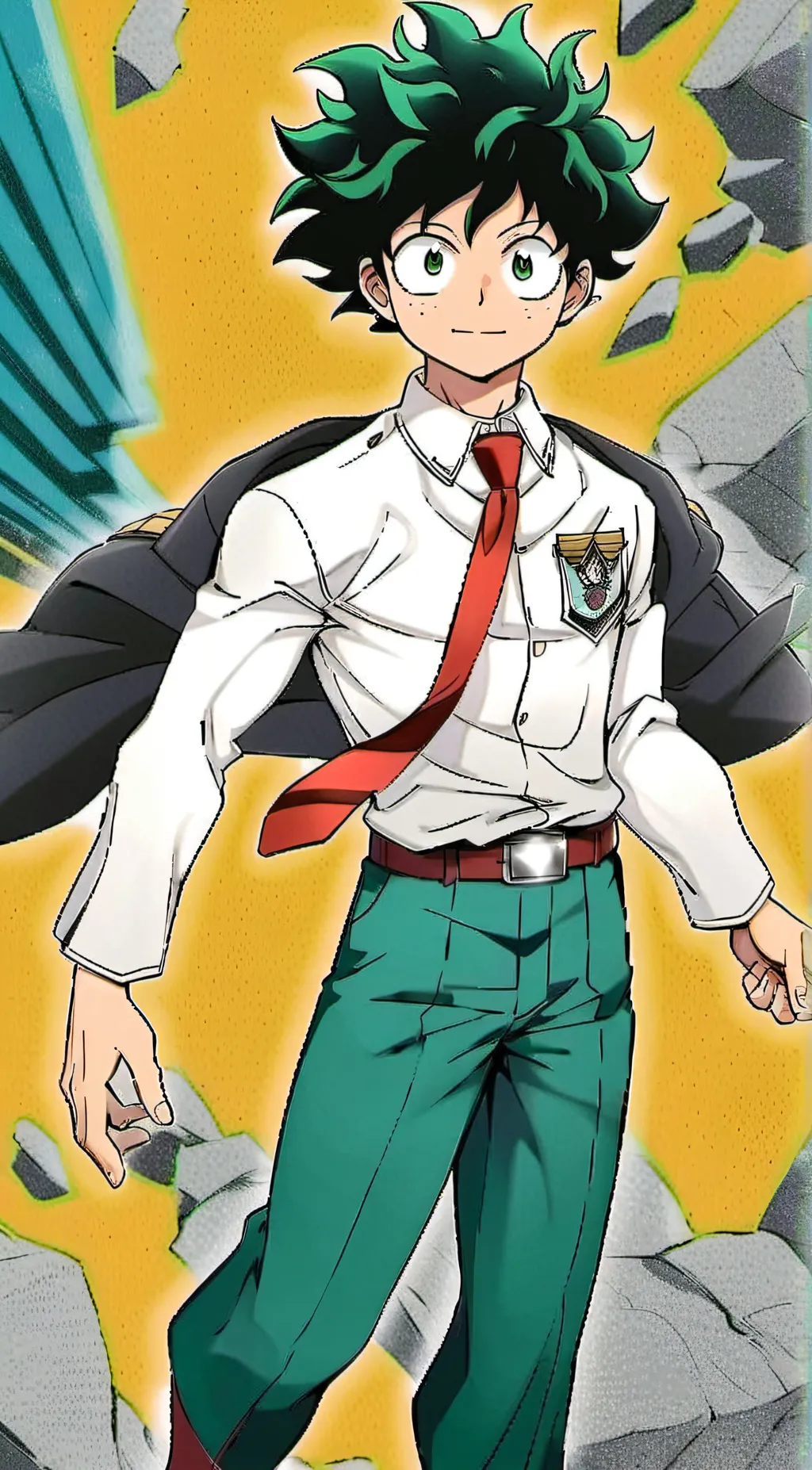 ai character: Deku background