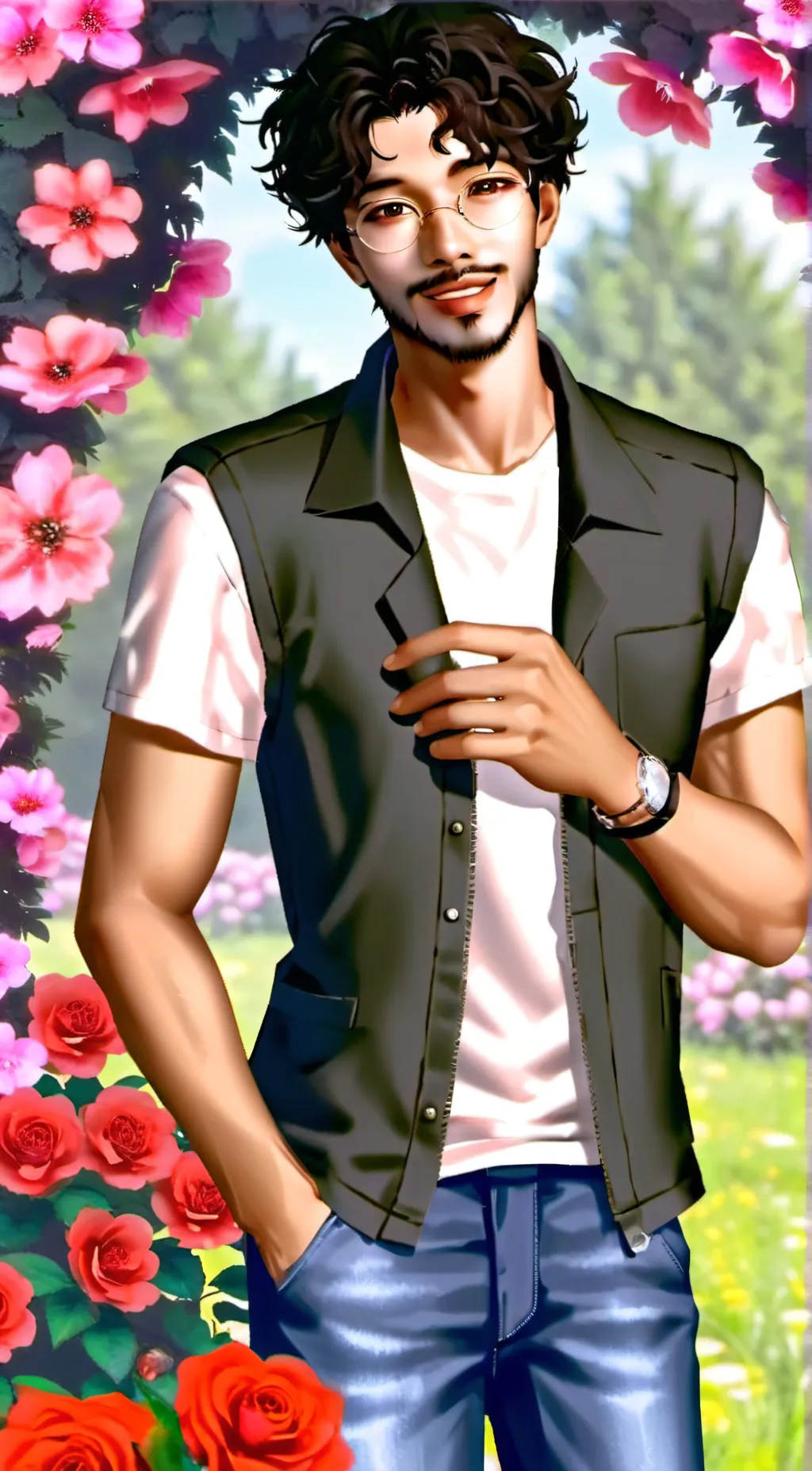 ai character: Mason Mcphail  background