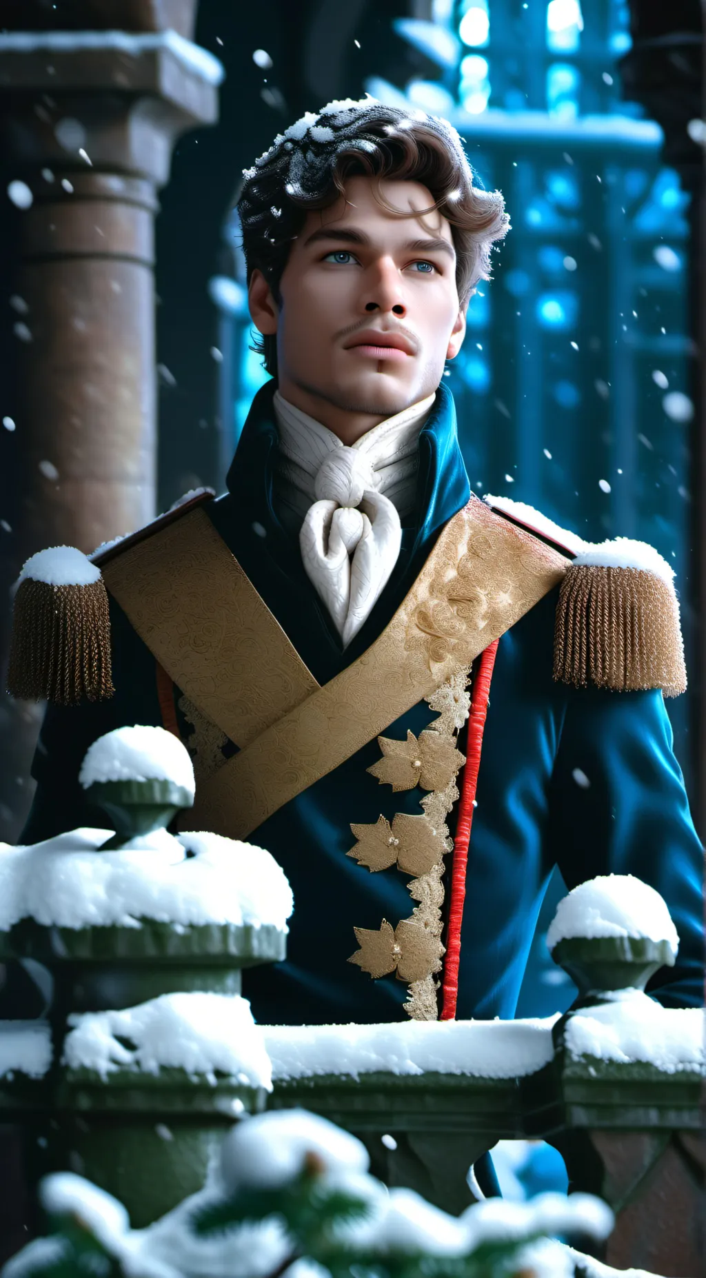 ai character: Prince William  background