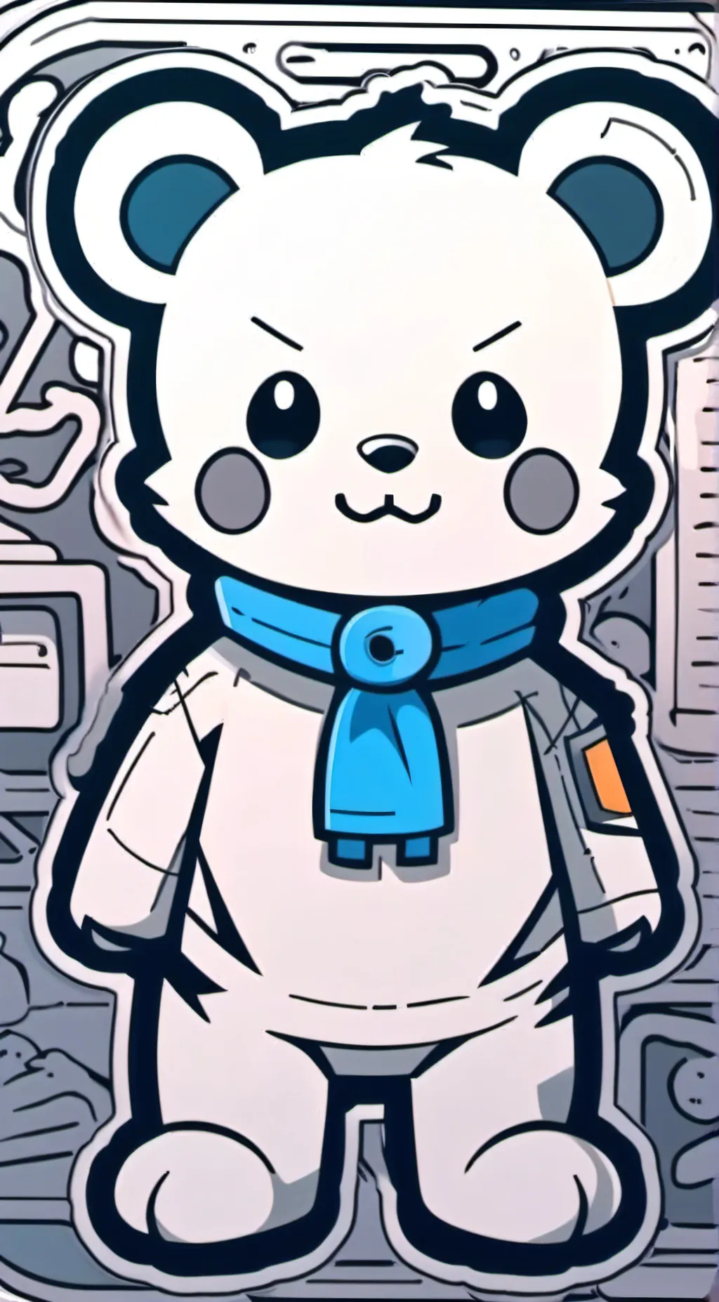 ai character: ~floppy~ background