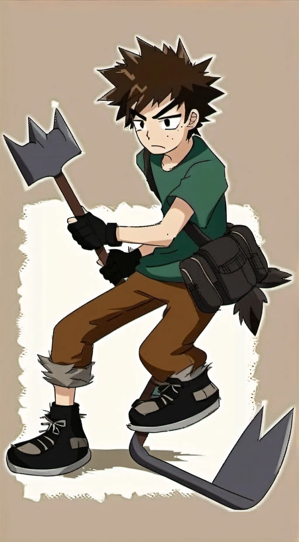 ai character: Christophe ze mole background