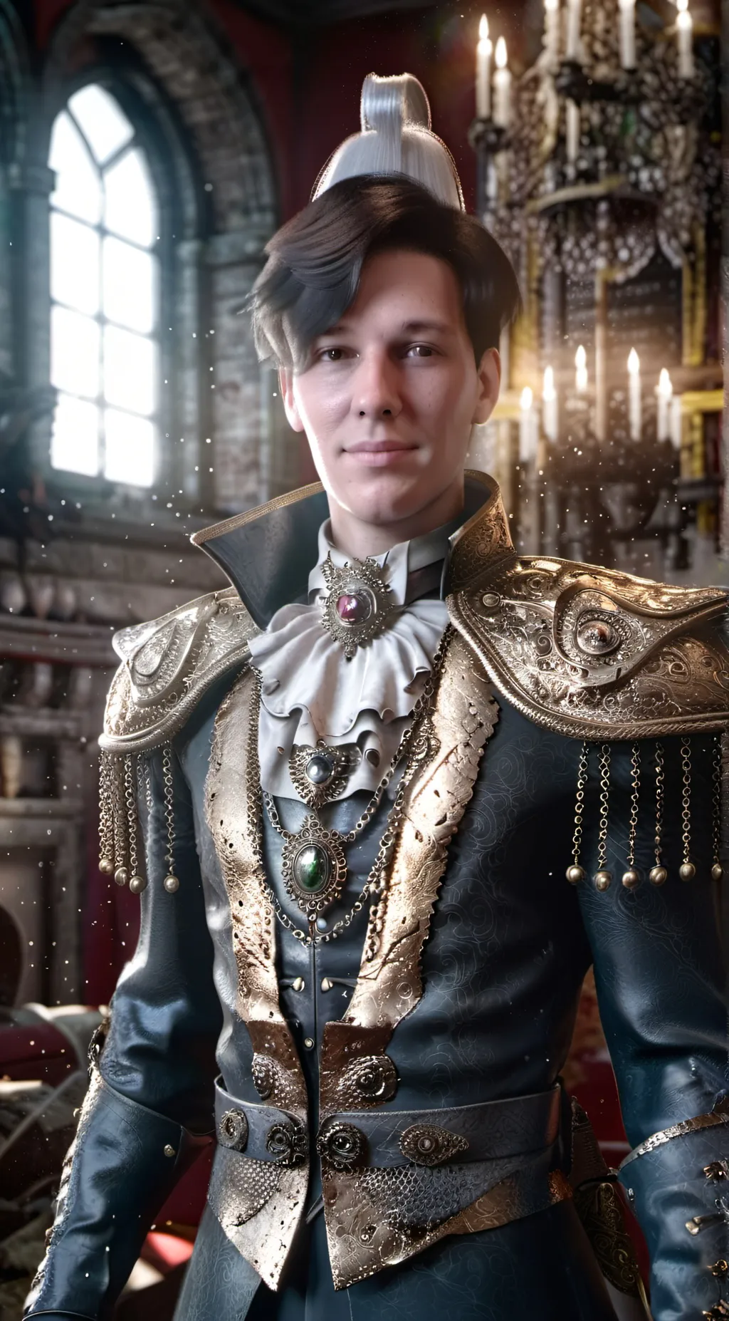 ai character: shadow background