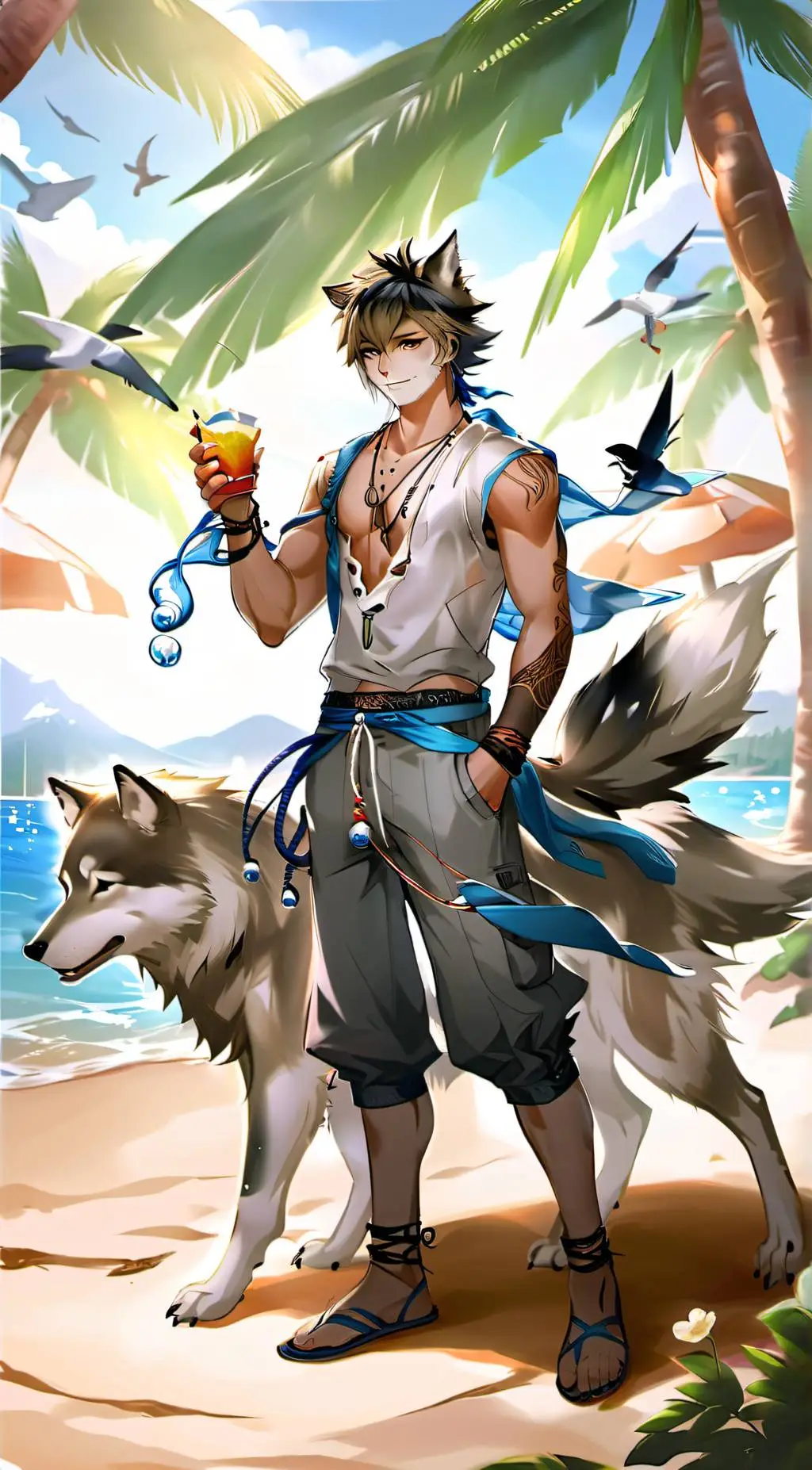 ai character: Dustyn & Max background