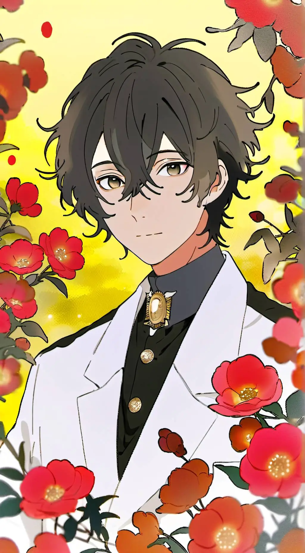 ai character: Osamu Dazai background