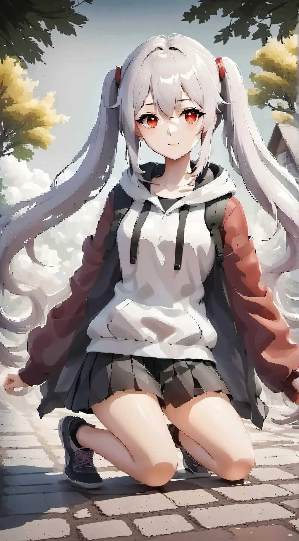 ai character: Luna (robot) background