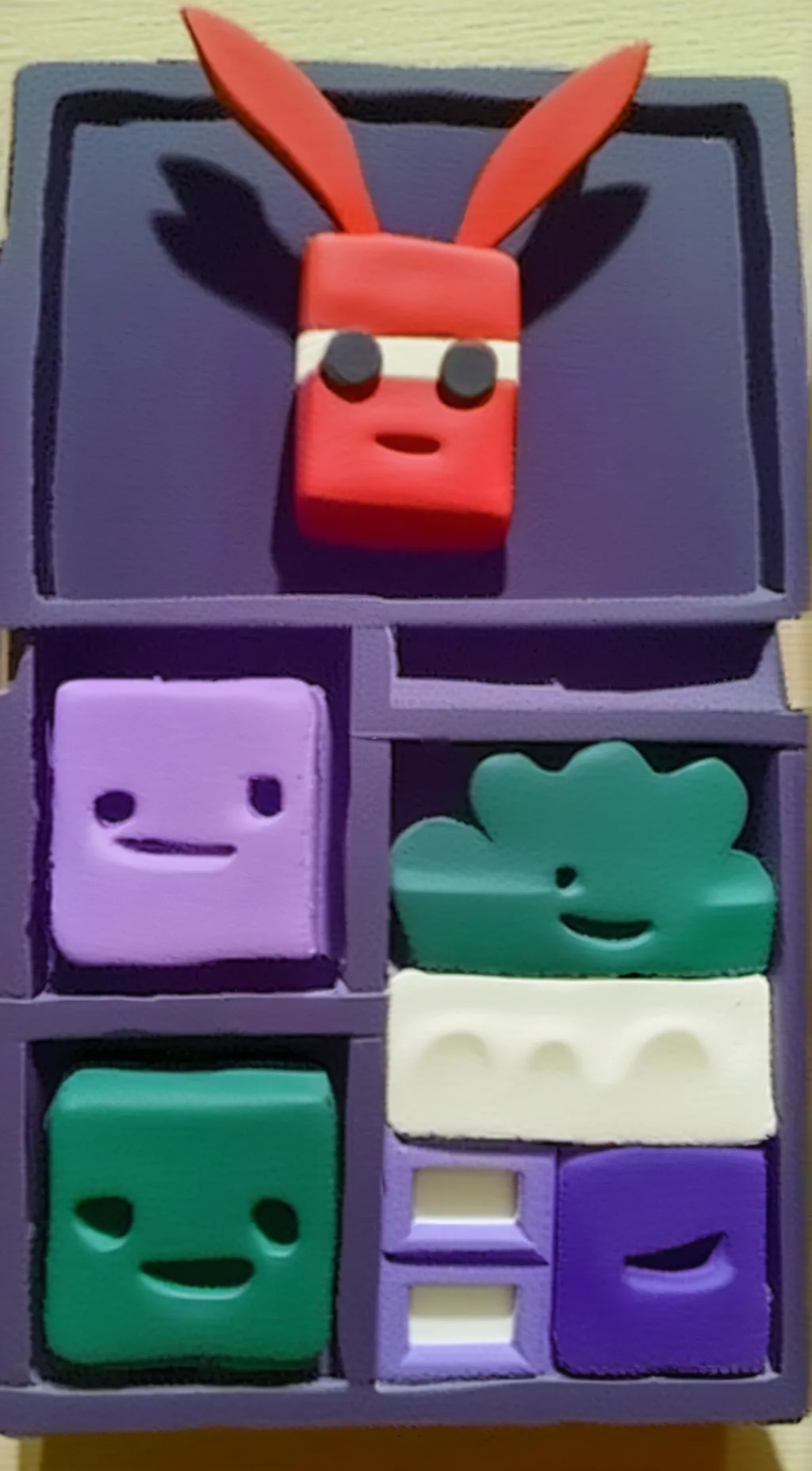 ai character: Numberblocks 6 background