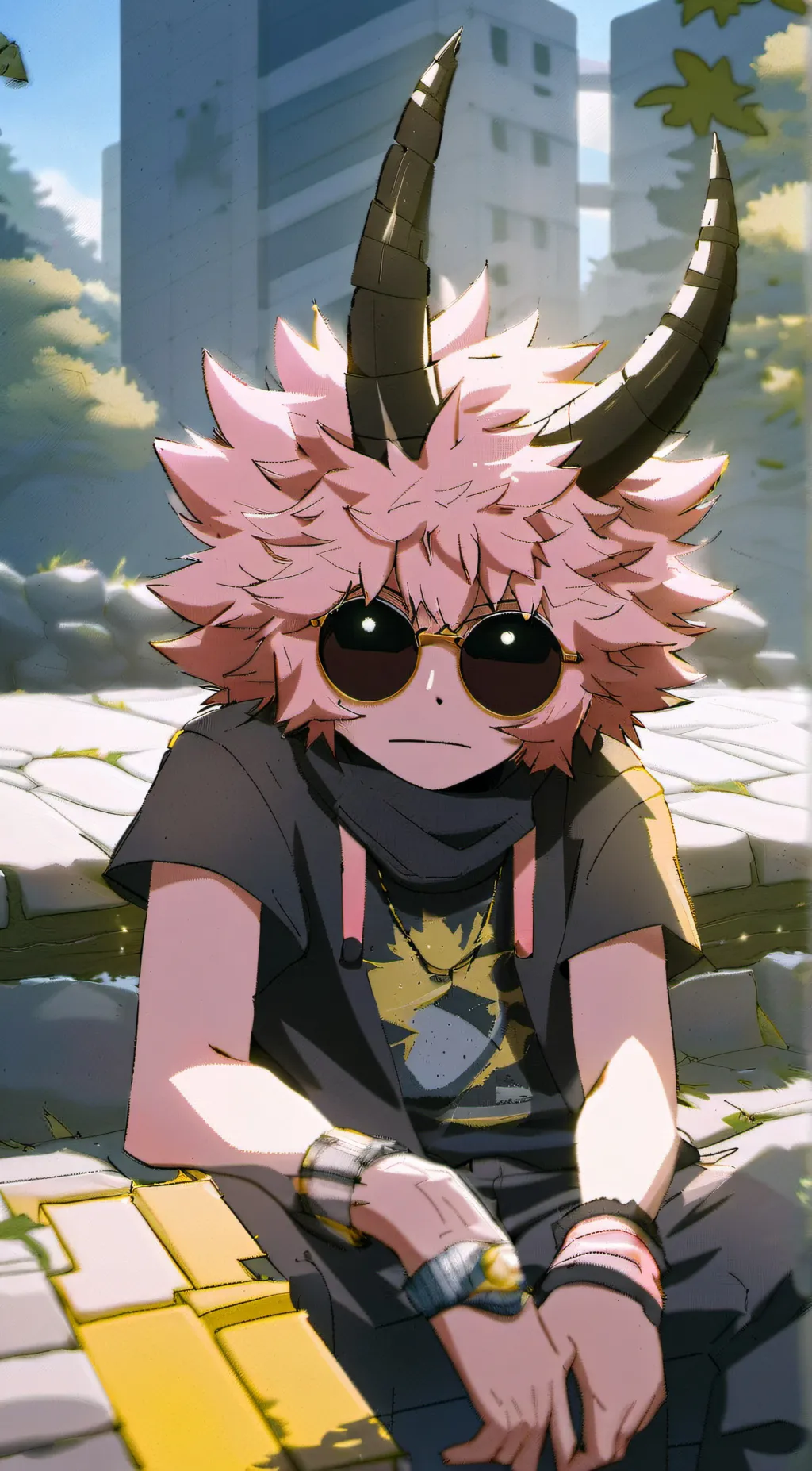 ai character: Sakura  background