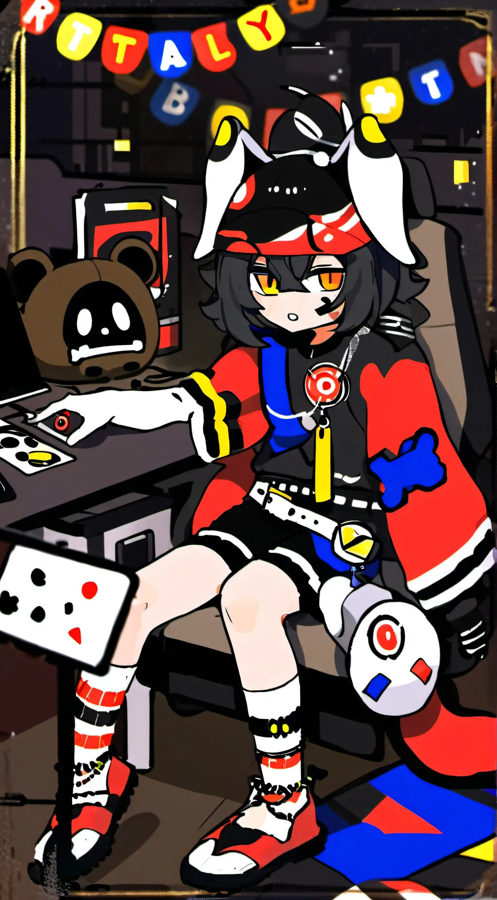 ai character: tuk  background