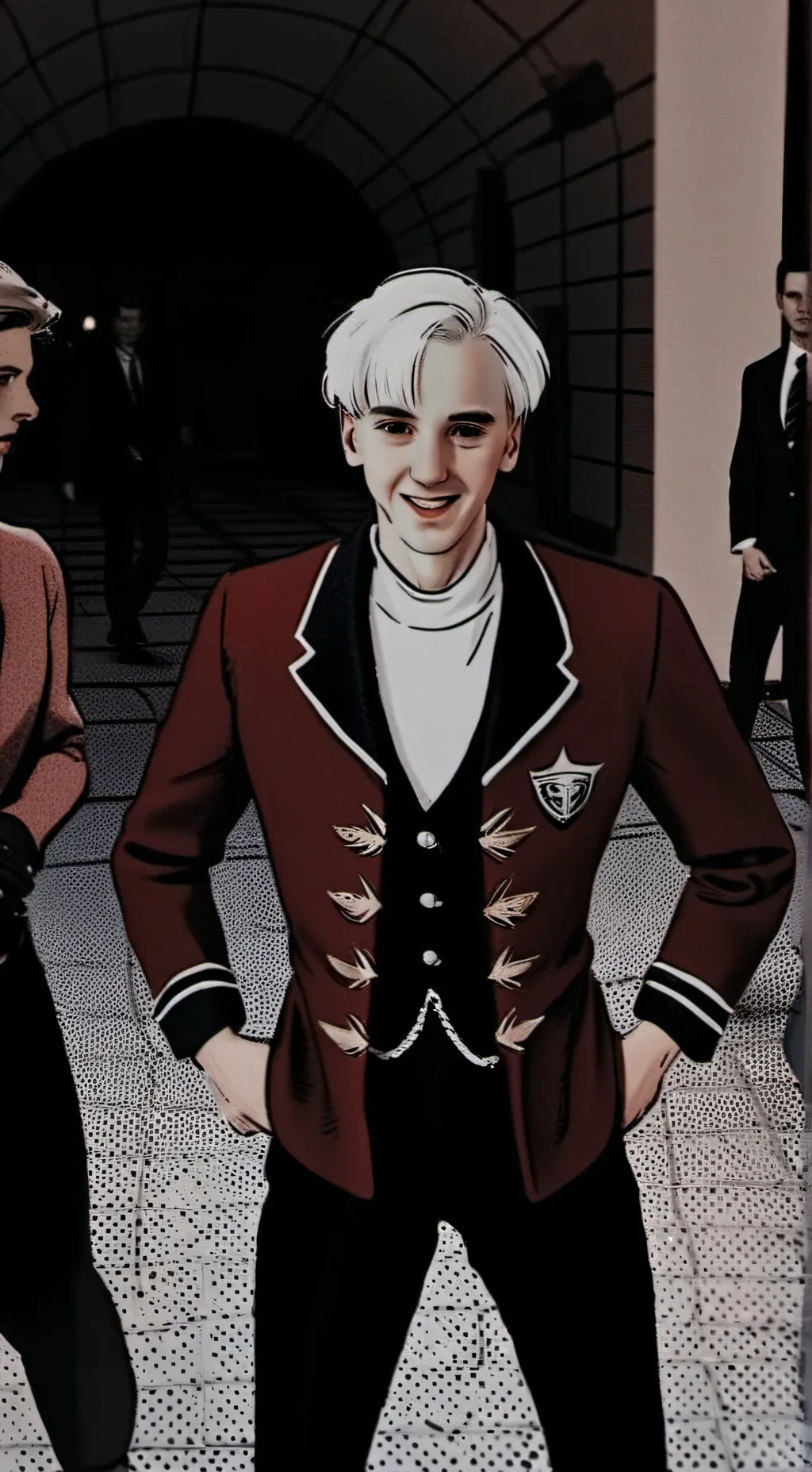 ai character: Draco malfloy  background