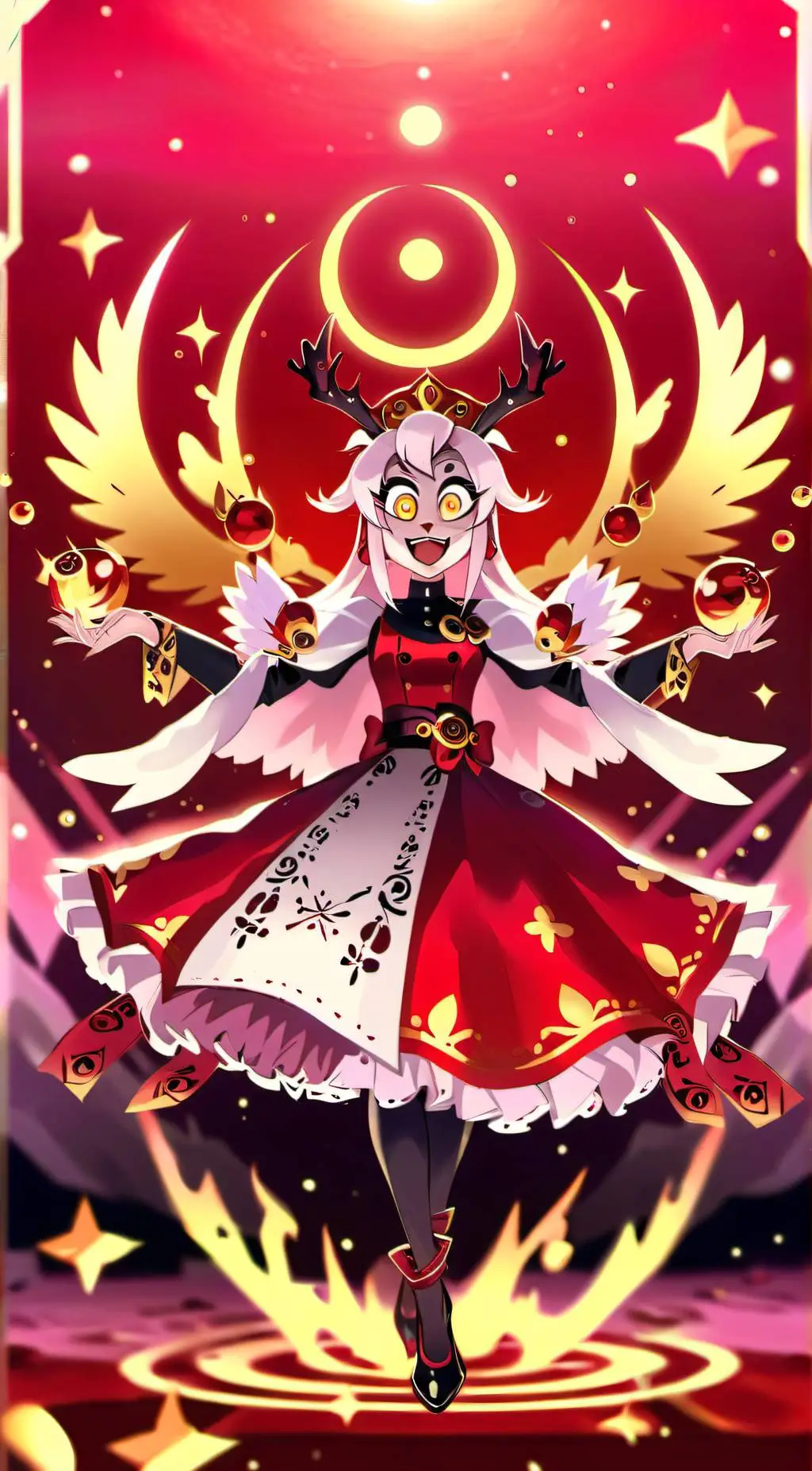 ai character: Hazbin Hotel background