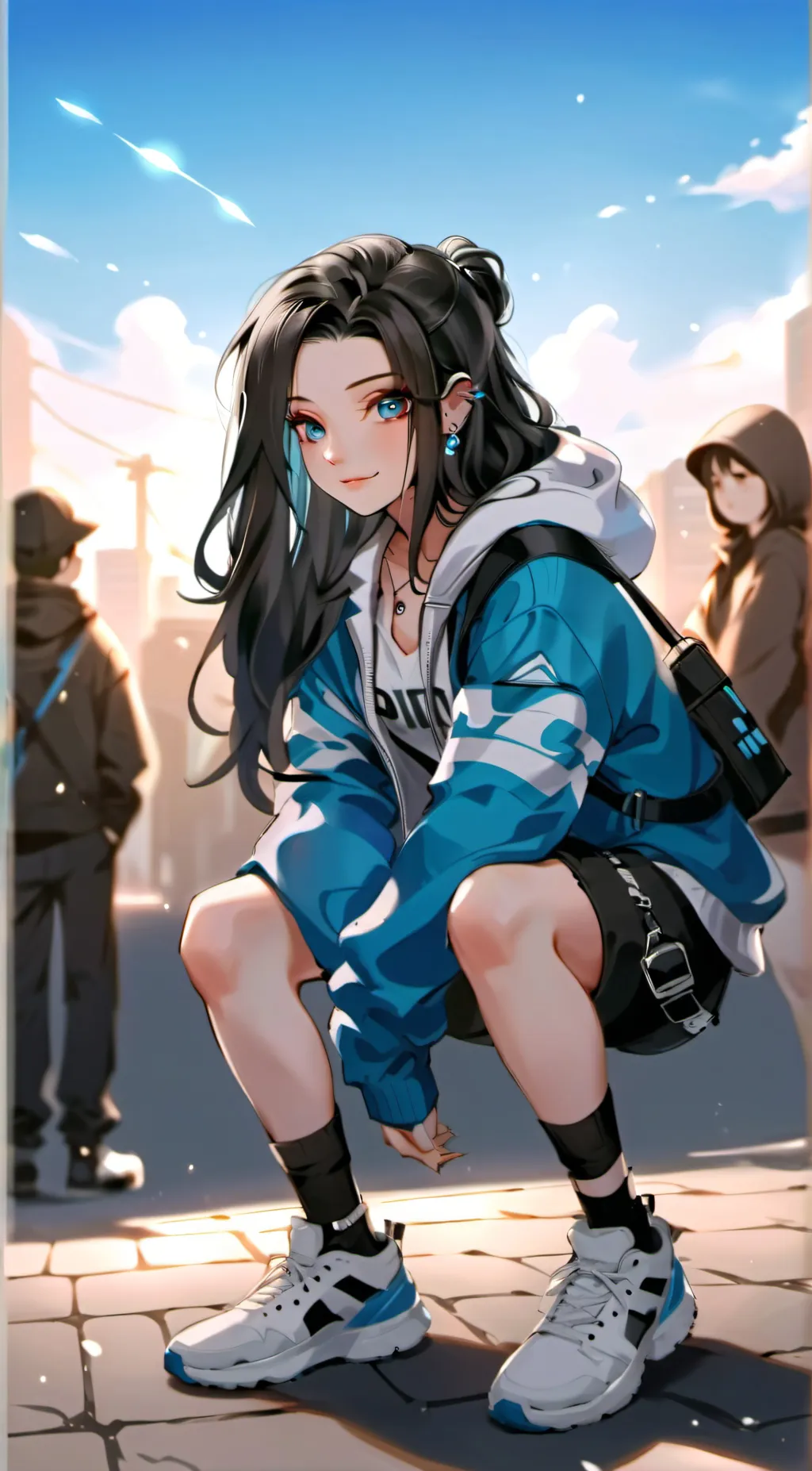 ai character: Luna background