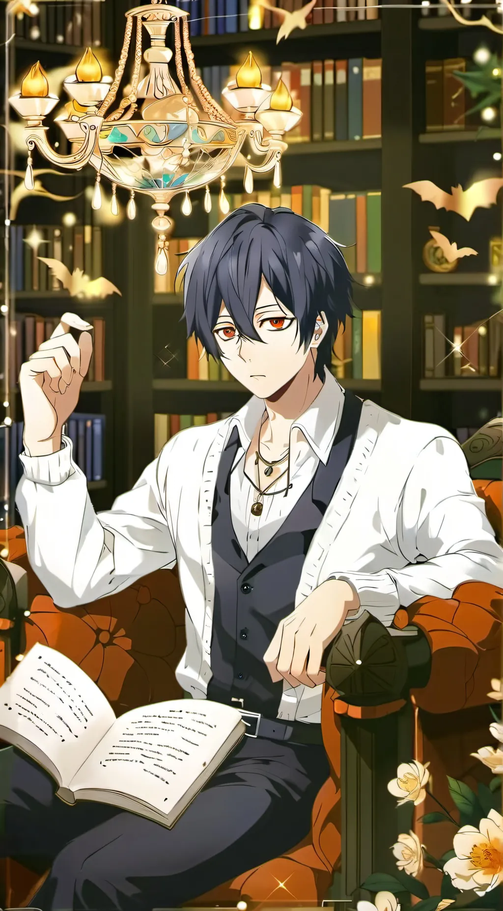 ai character: Koide Manzaku background