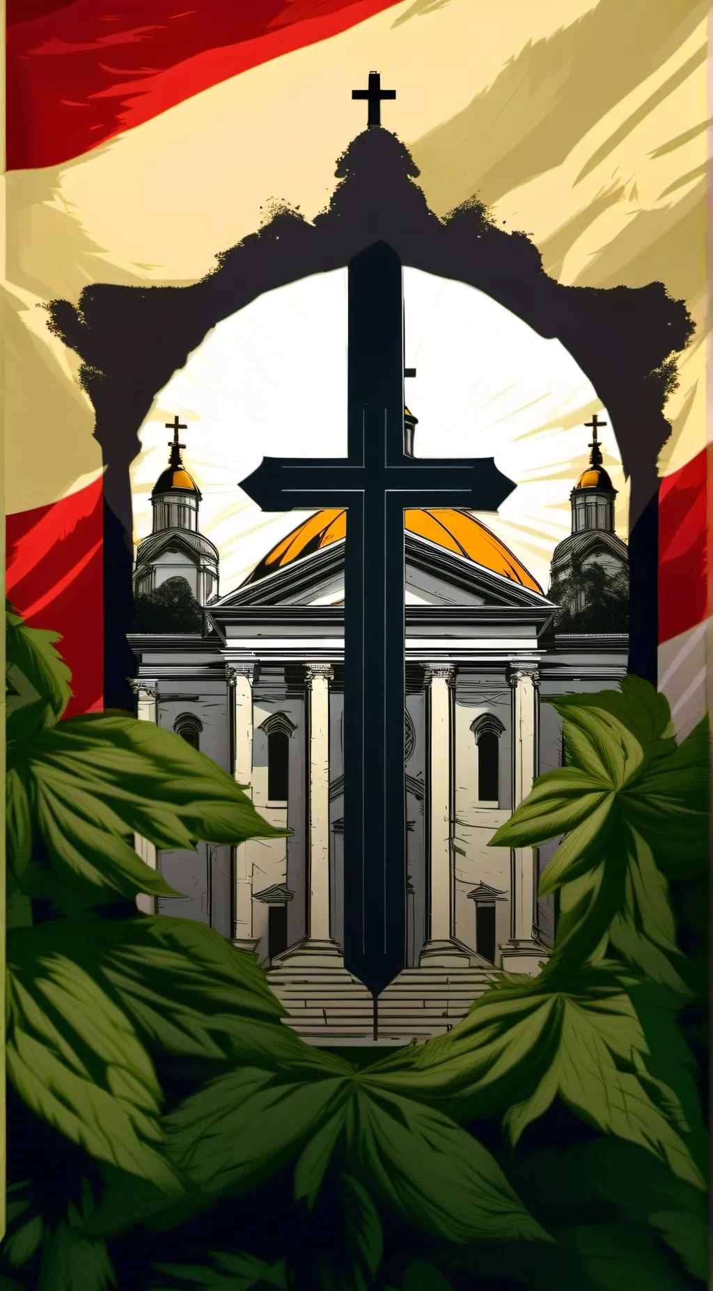 ai character: god's building  background