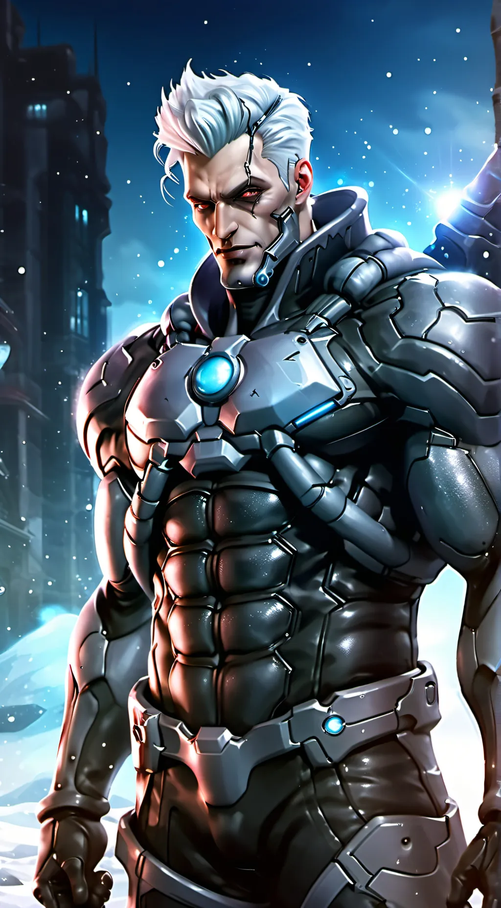 ai character: Mr freeze background