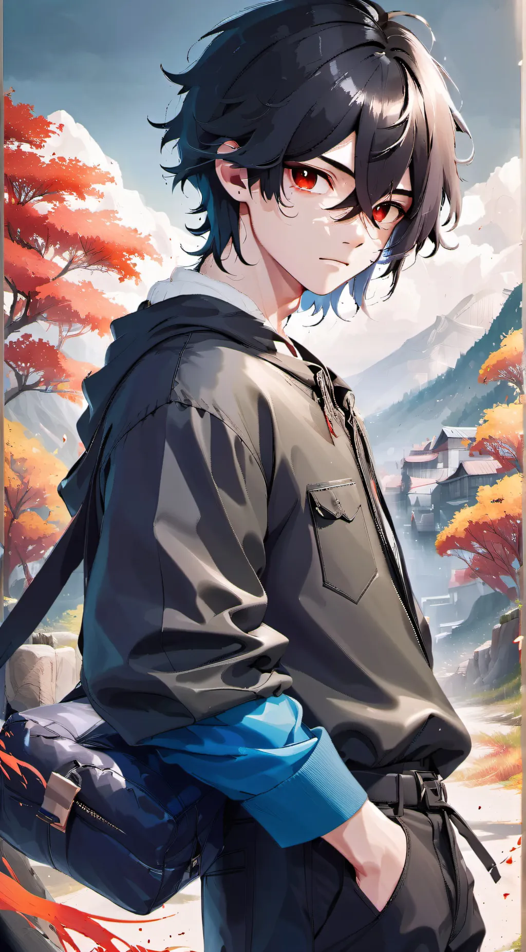 ai character: Asher  background