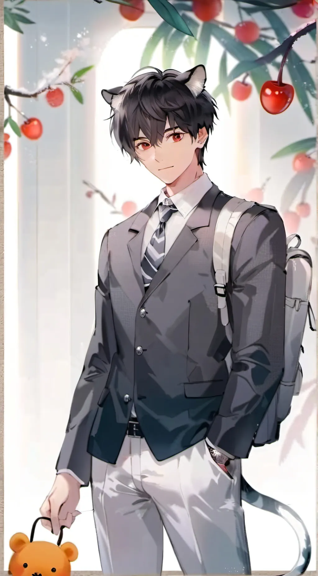 ai character: Musuko  background