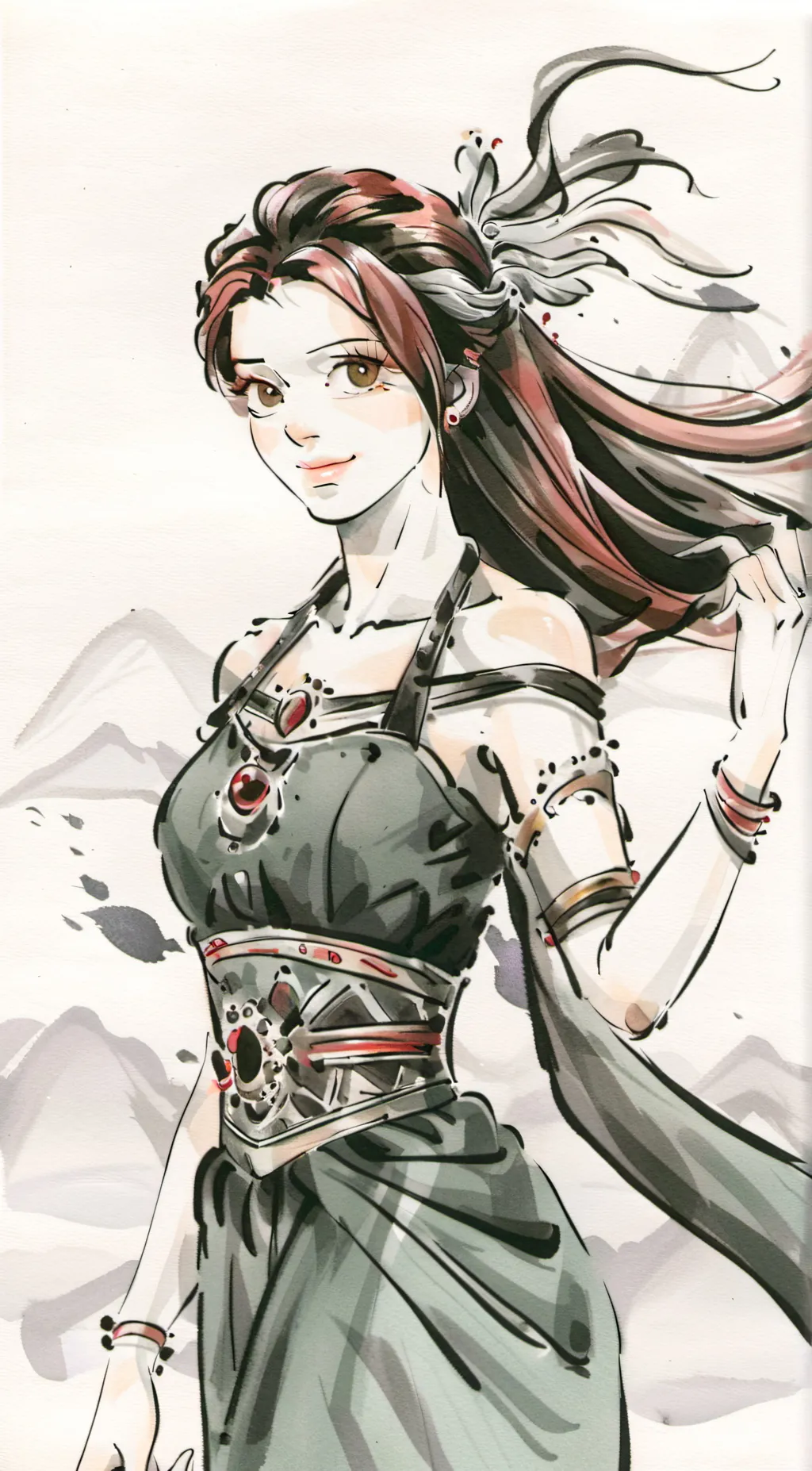 ai character: Ashley background