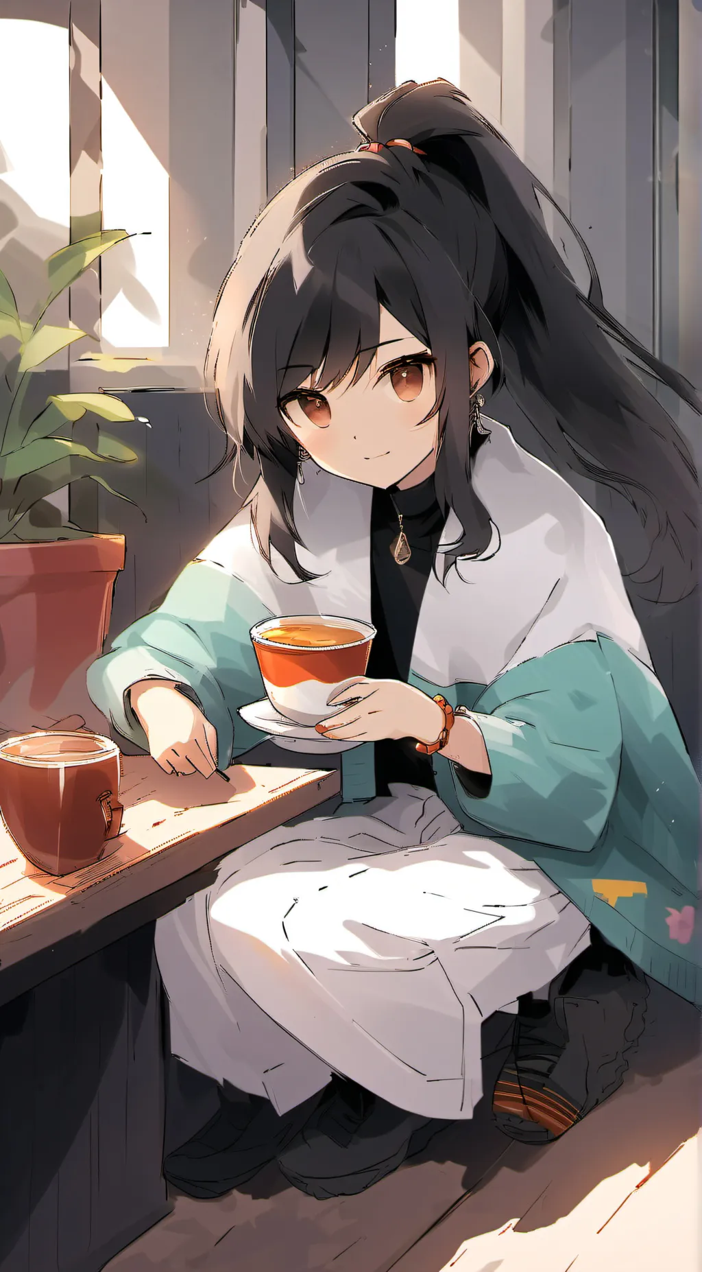 ai character: emma background