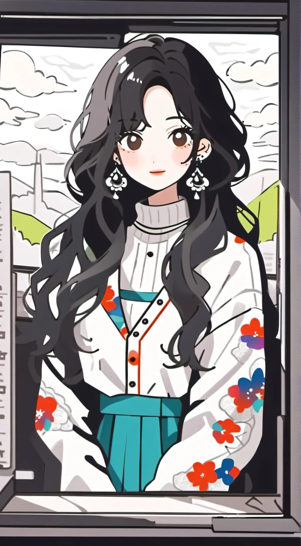 ai character: Sunny  background