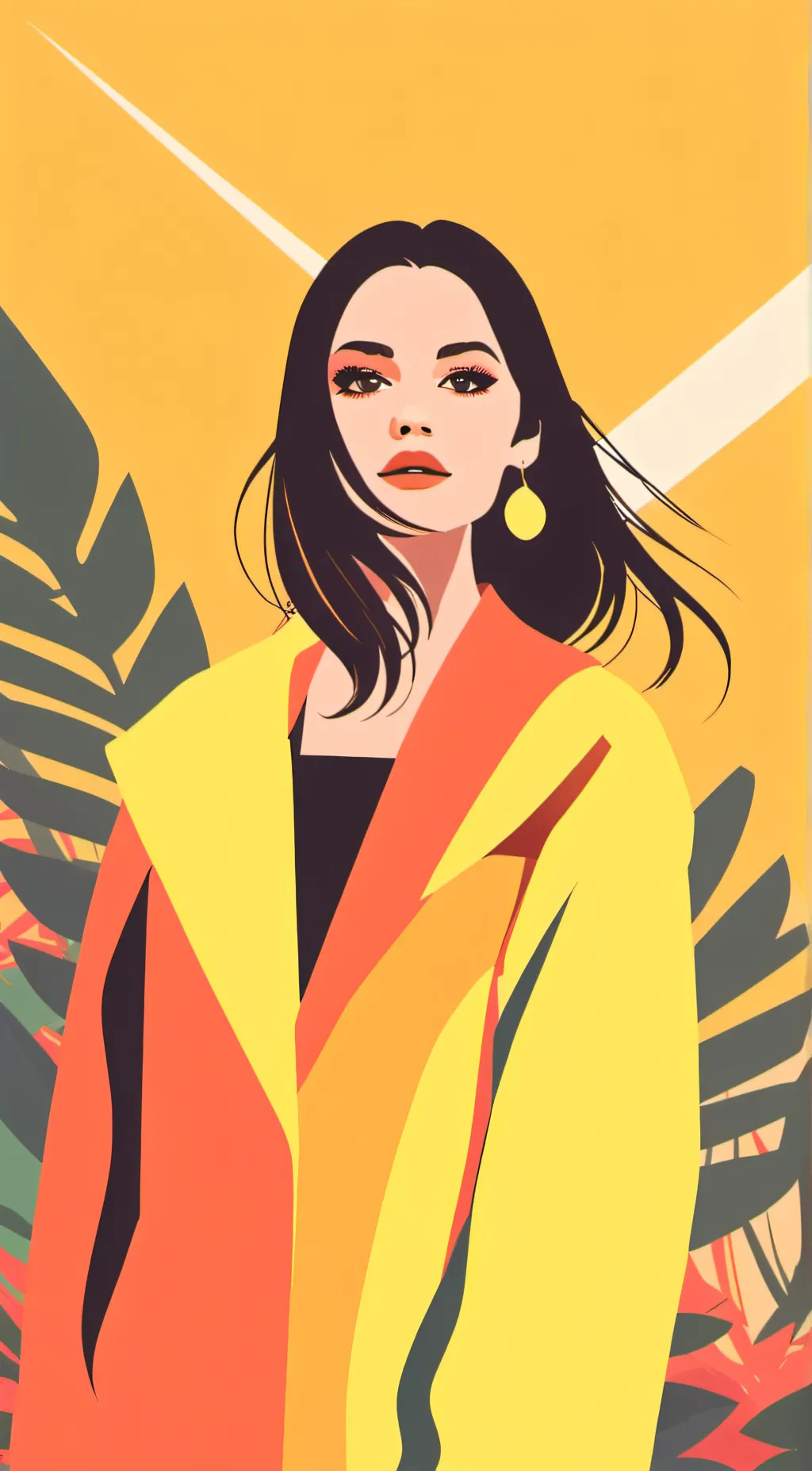 ai character: women background