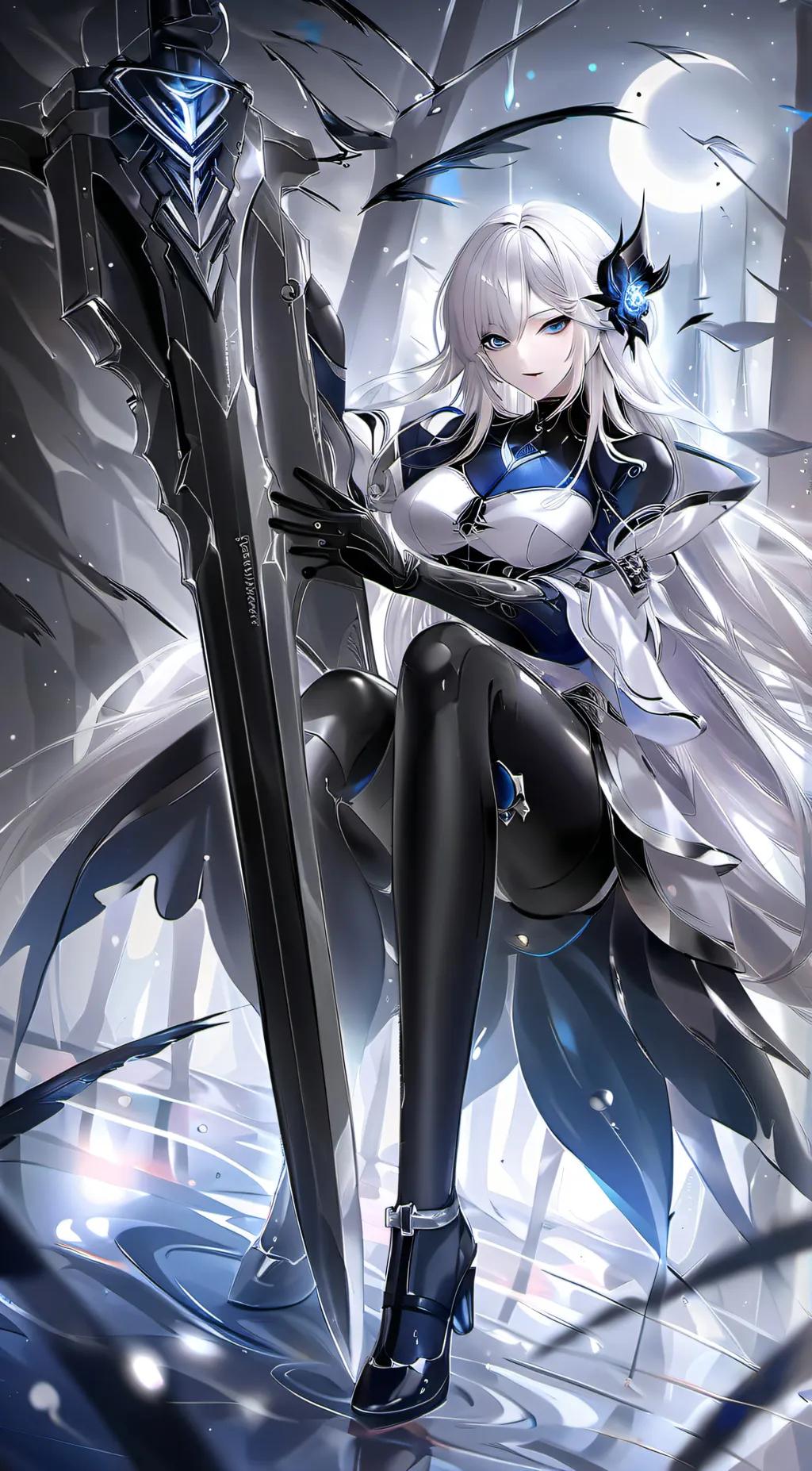 ai character: Luna background