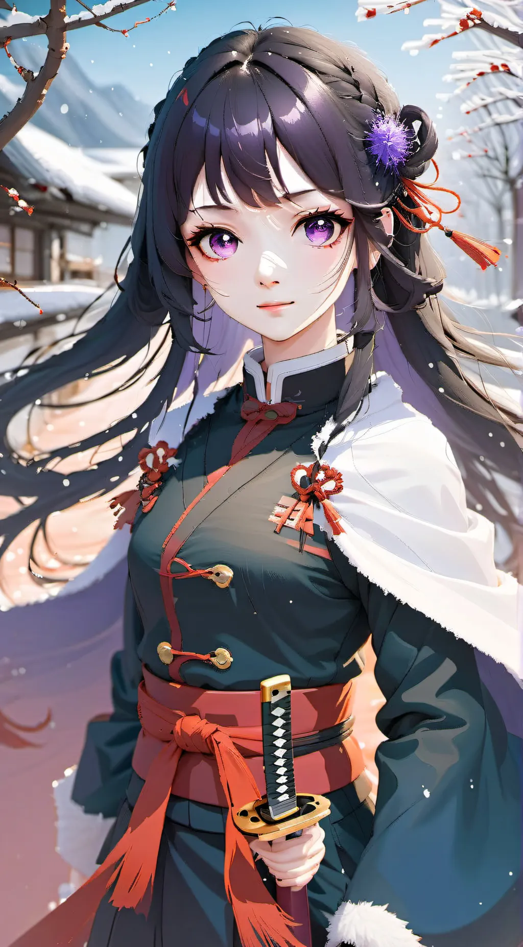 ai character: Demon slayer background