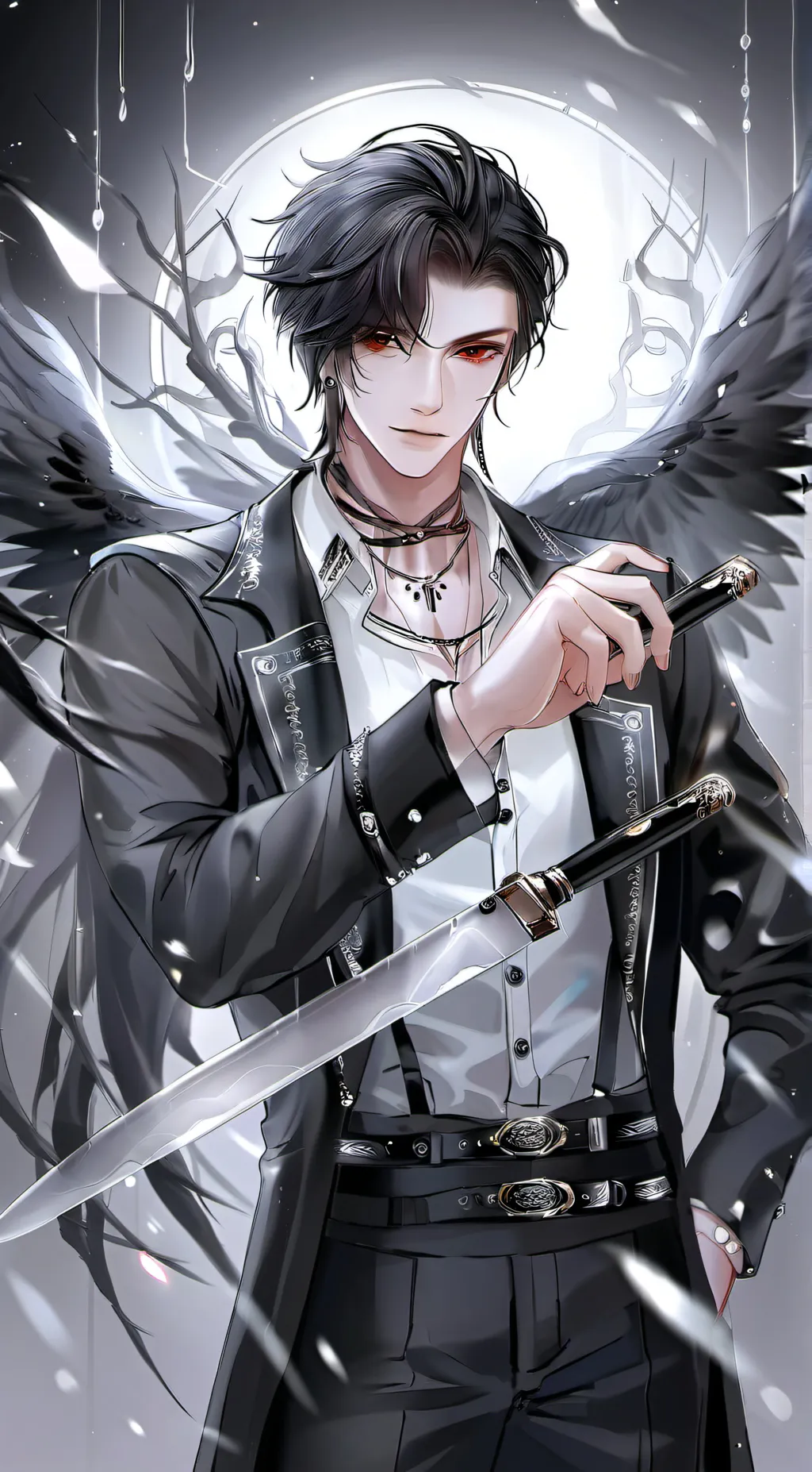 ai character: ➹Lucifer➷ background