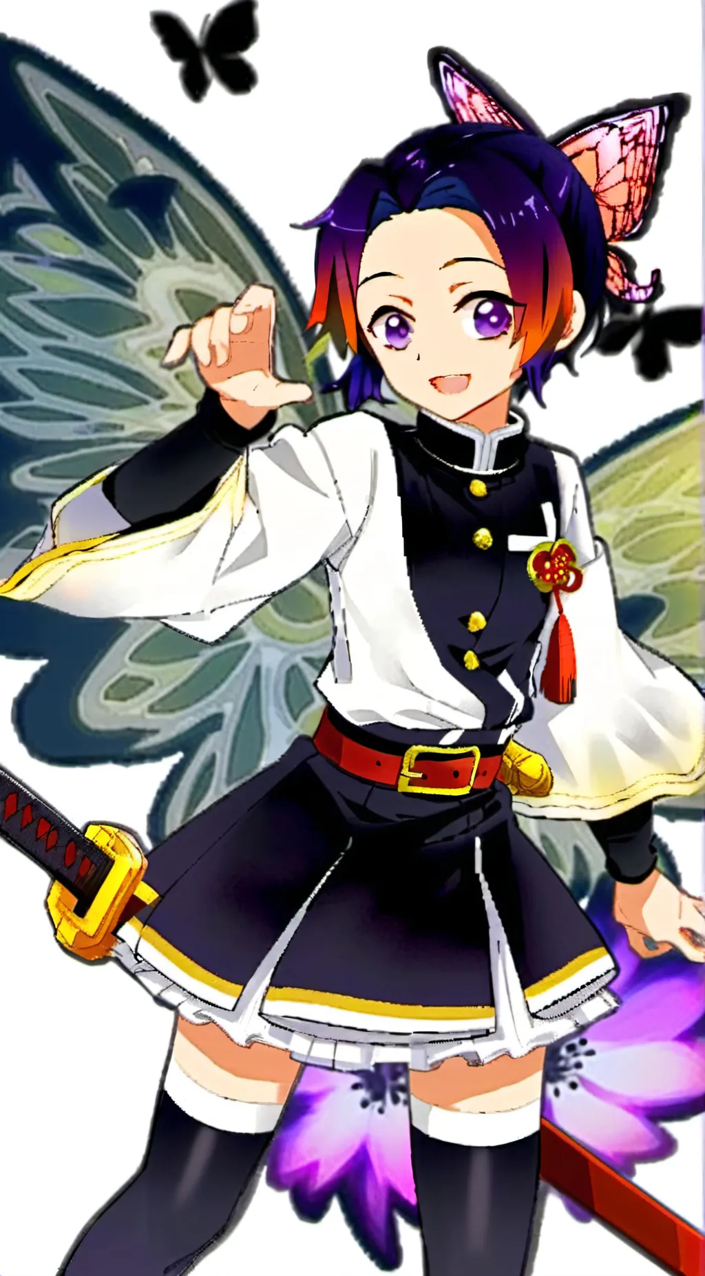 ai character: Shinobu Kocho background