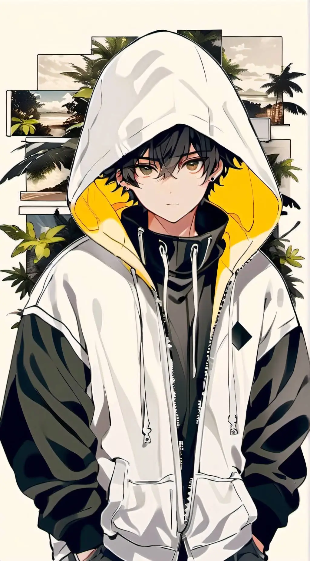 ai character: 🦔Asher🦔 background