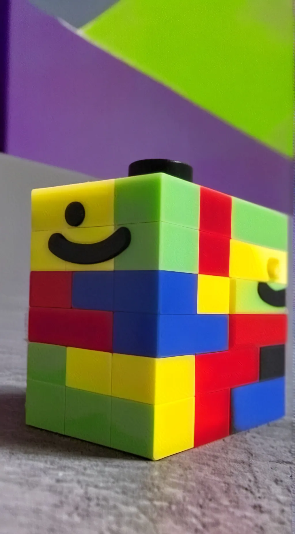 ai character: Numberblocks 7 background