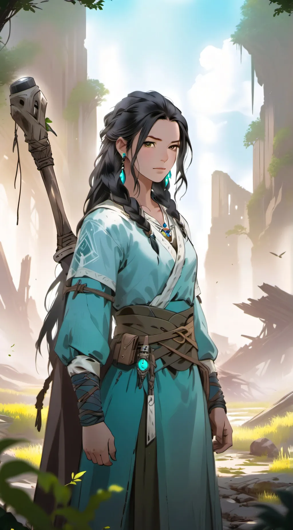 ai character: Elara background