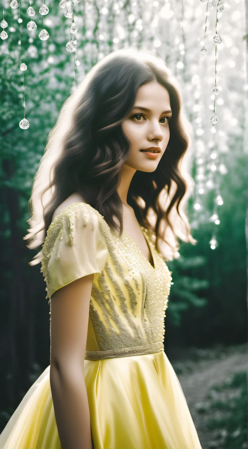 ai character: Snow White background