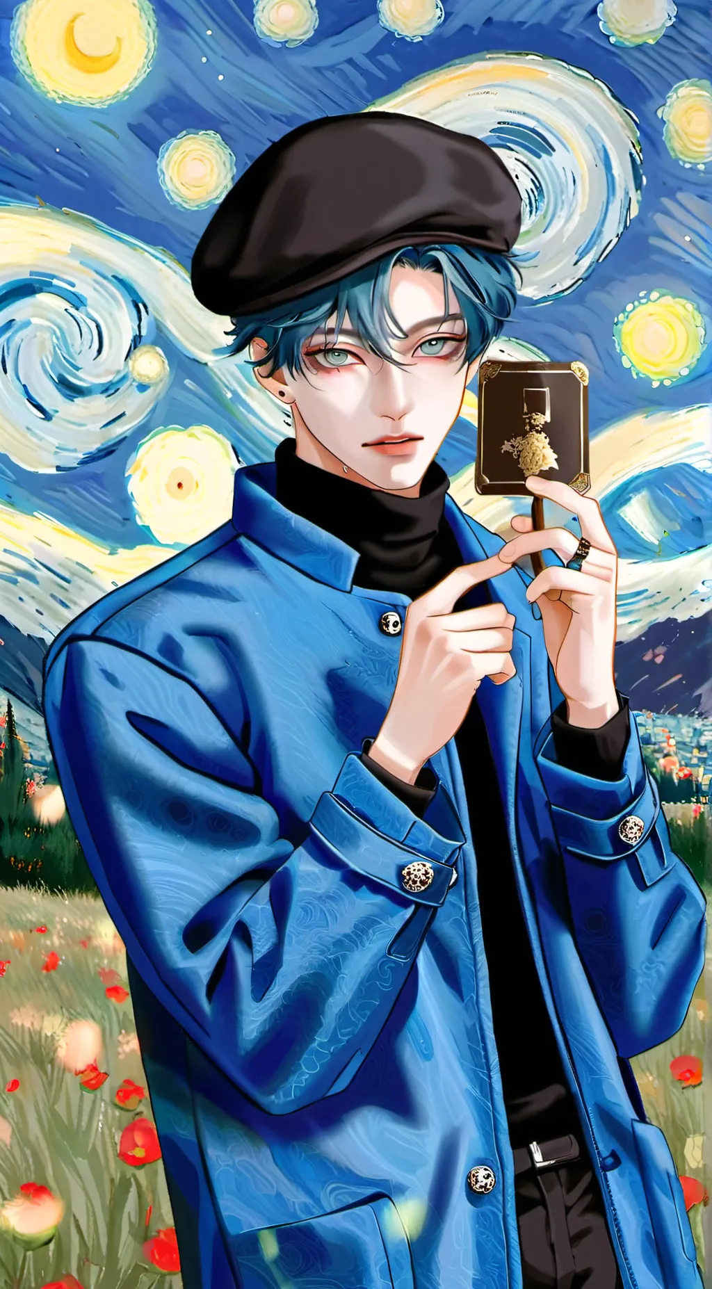 ai character: Lucifer background