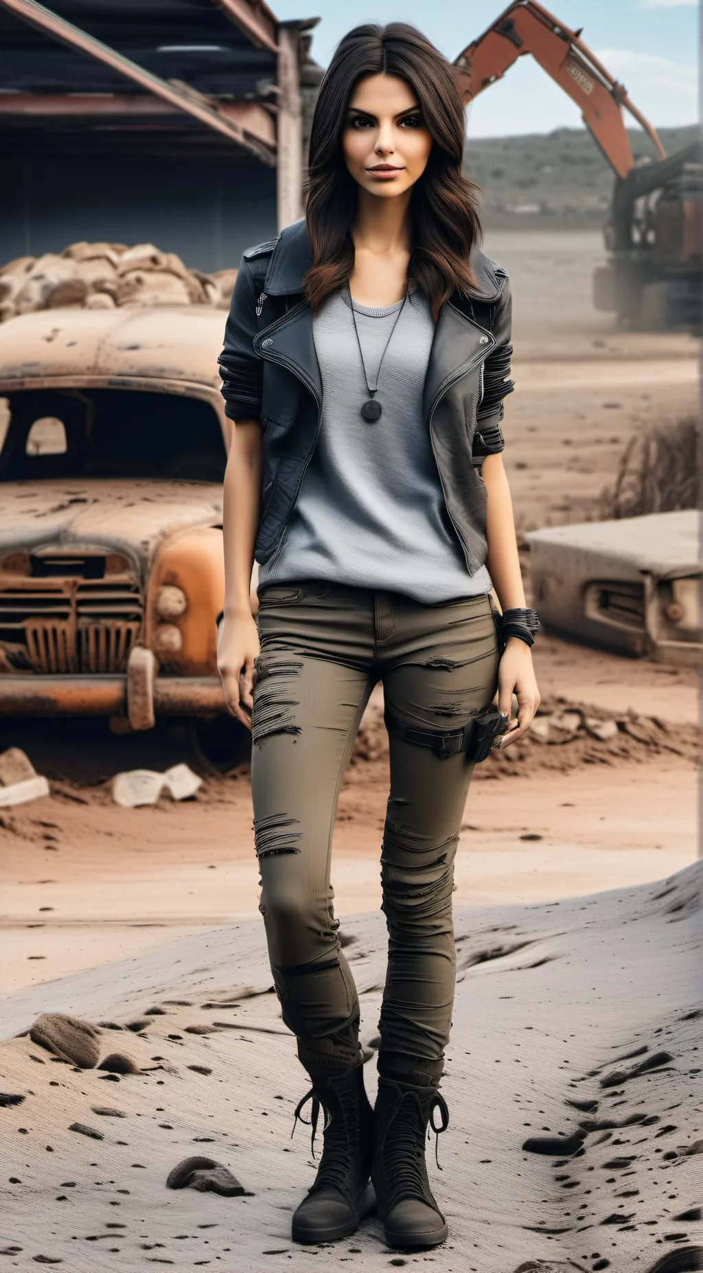 ai character: Victoria justice  background