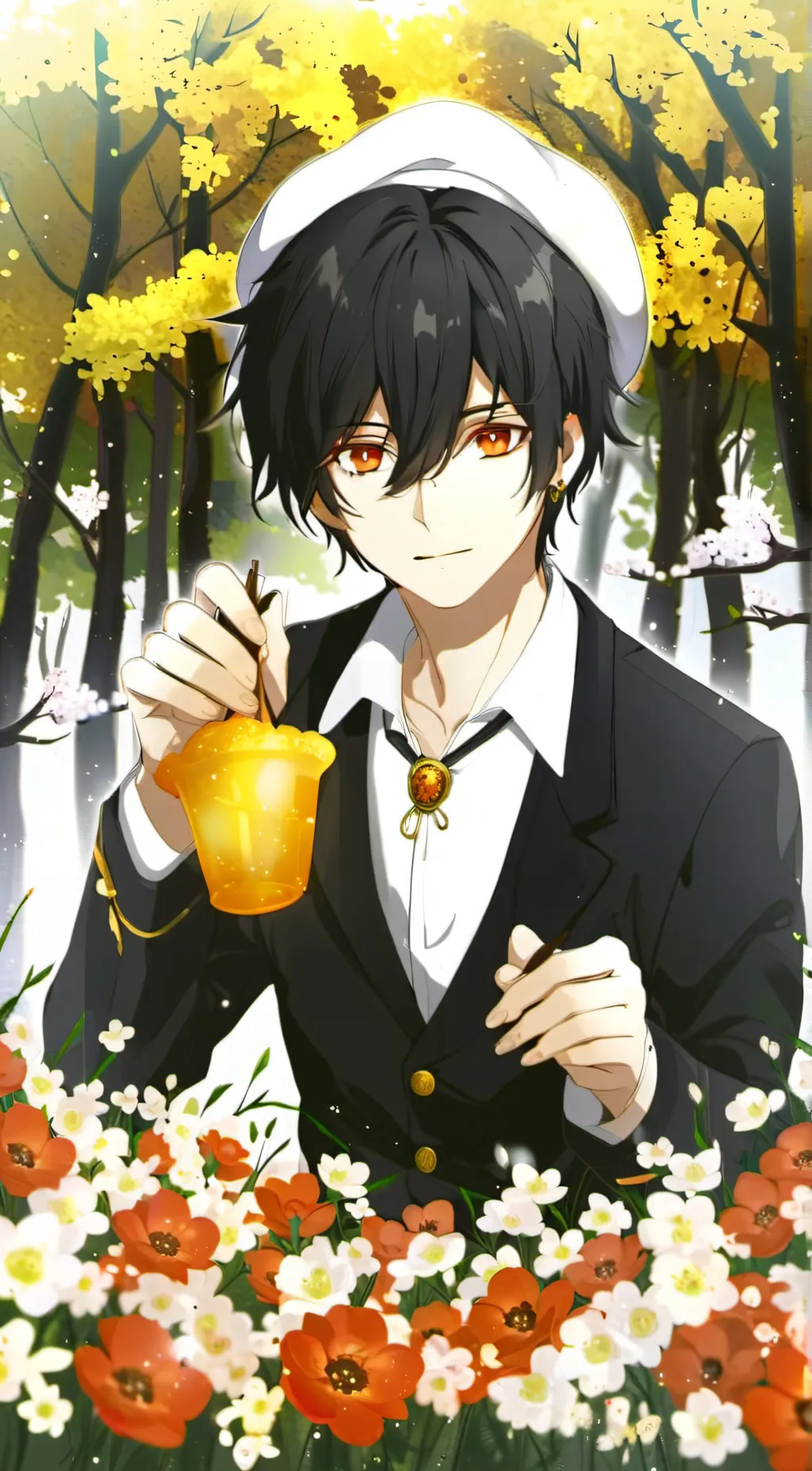 ai character: Ray background